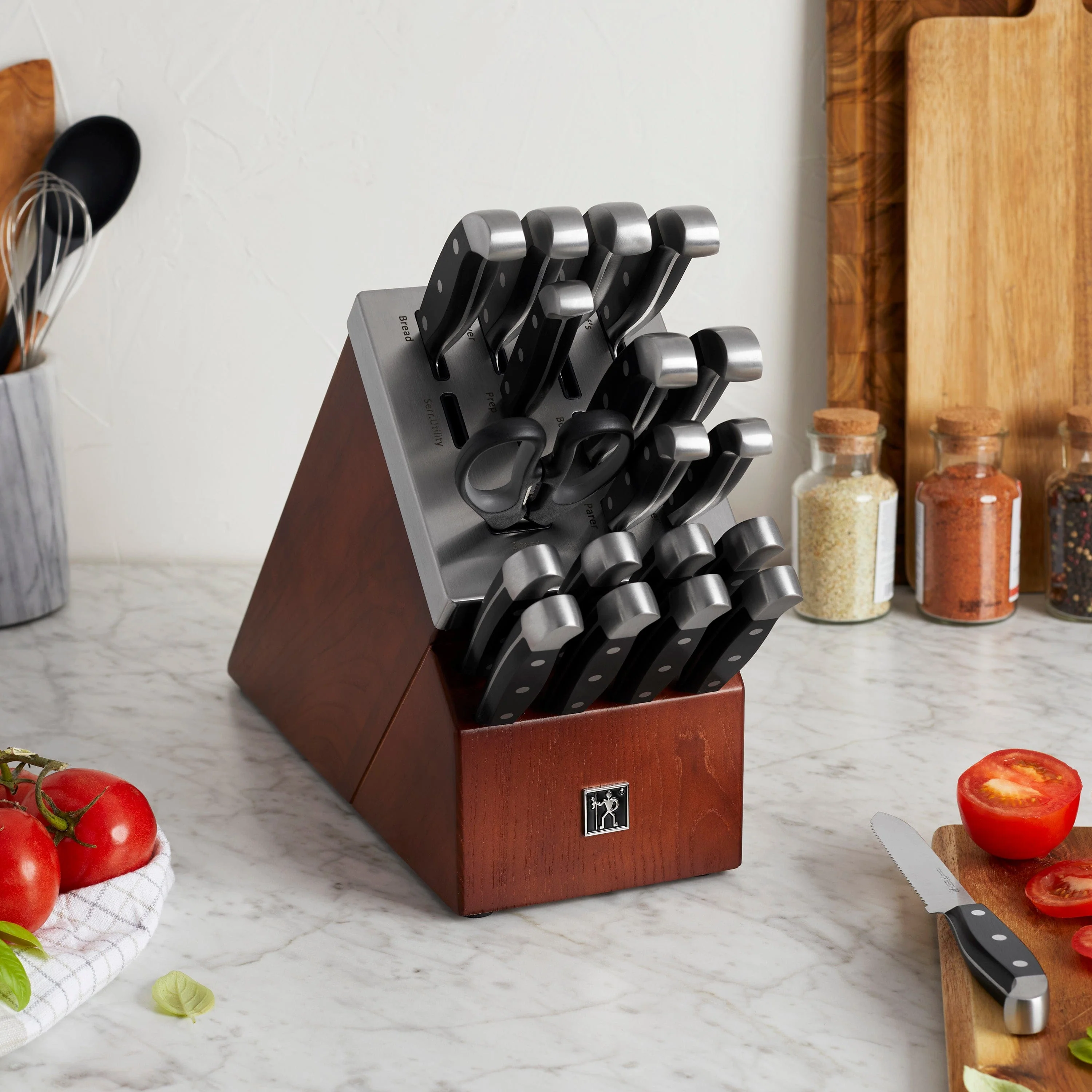 Henckels Statement 20-pc Knife Block Set - Dark Brown - Image 2