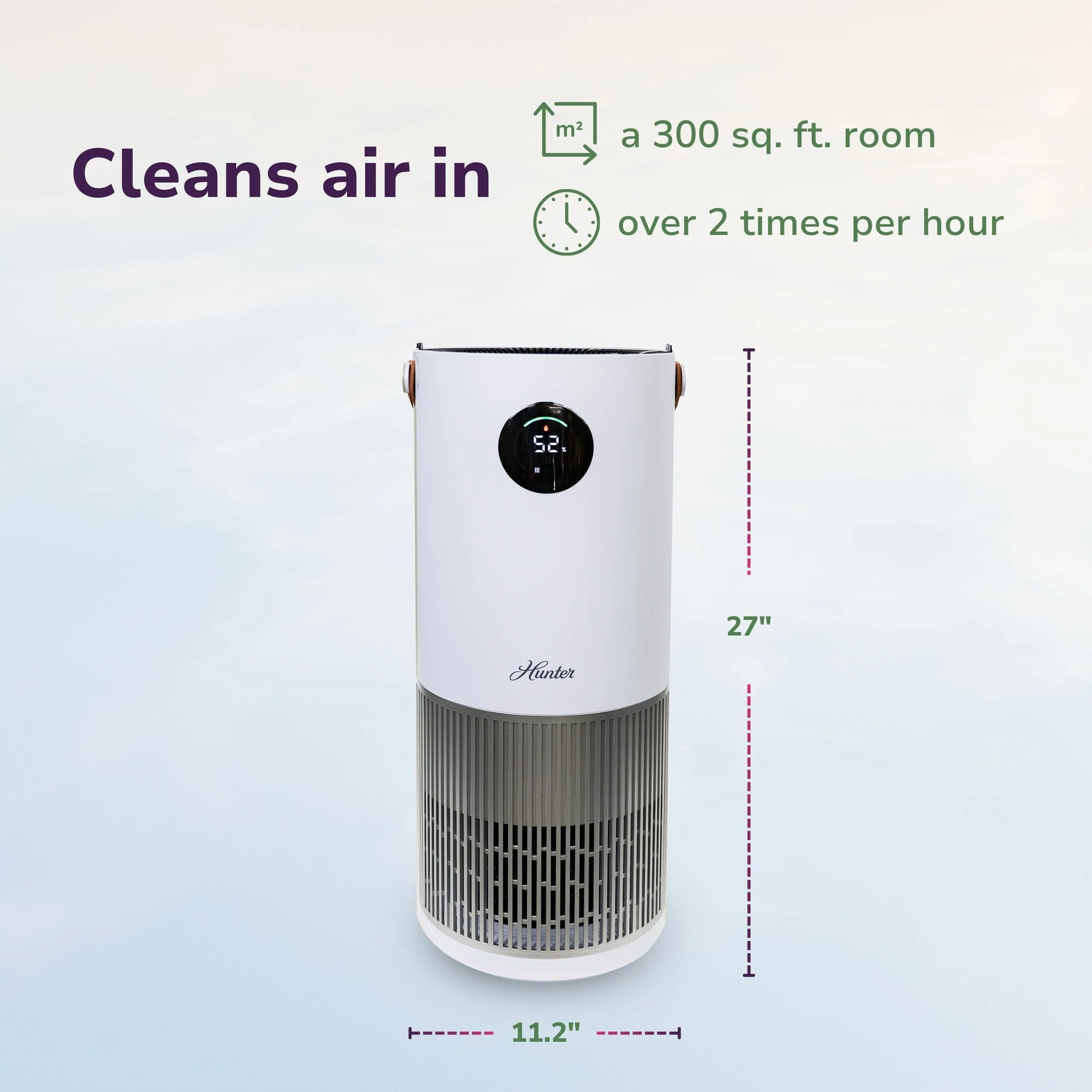 Hunter 2-in-1 True HEPA Mist-Free Air Purifier & Humidifier, HPH625 - Image 22