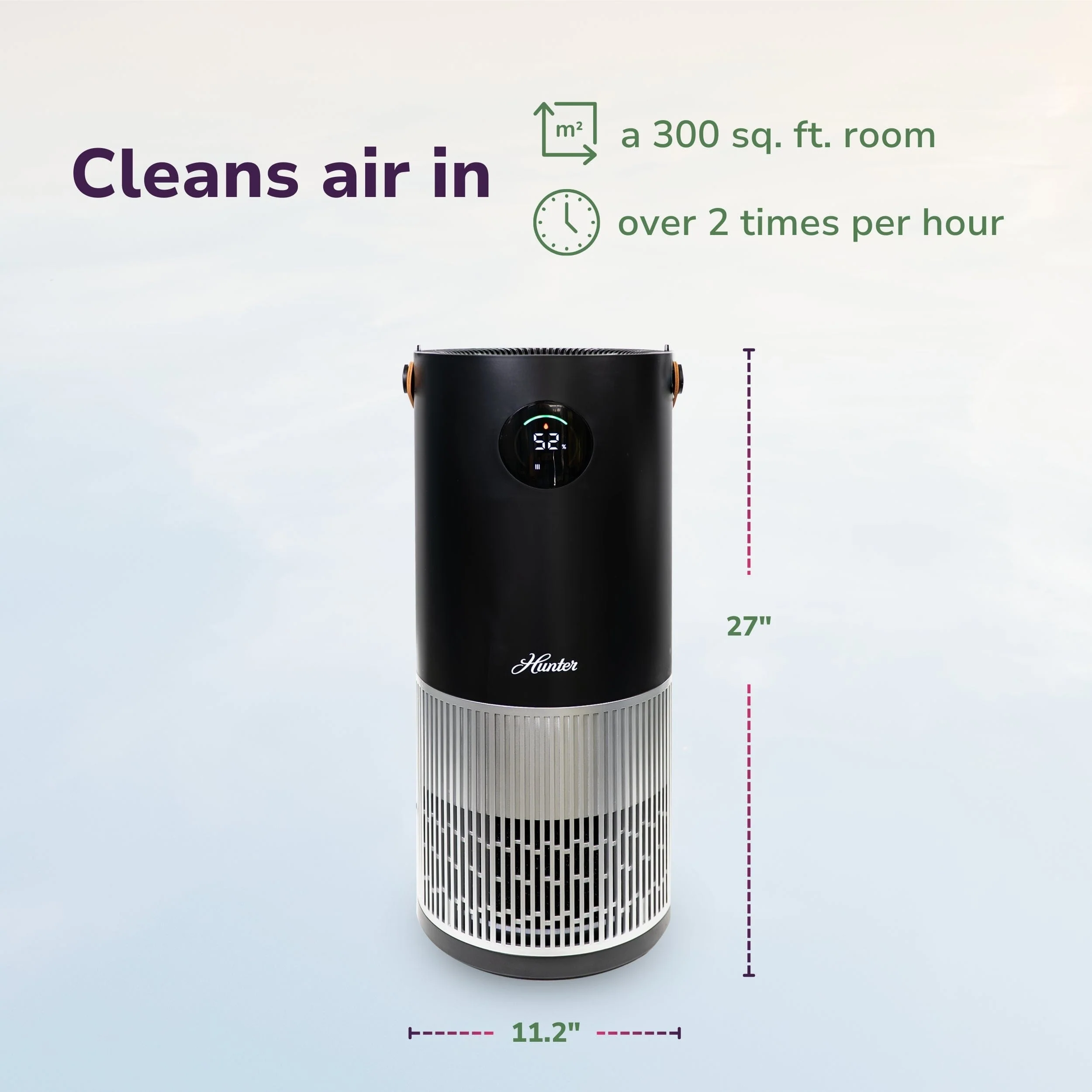 Hunter 2-in-1 True HEPA Mist-Free Air Purifier & Humidifier, HPH625 - Image 25