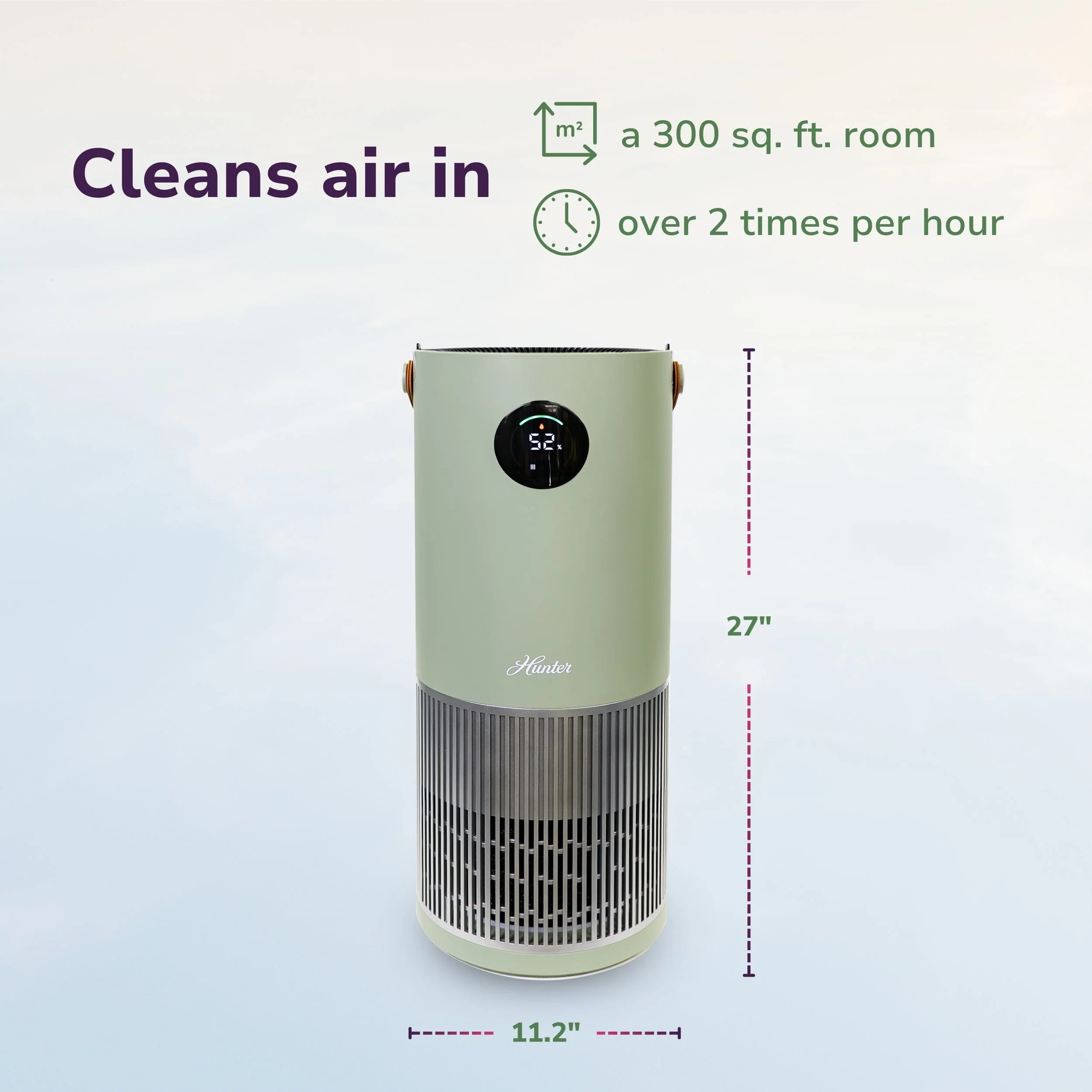 Hunter 2-in-1 True HEPA Mist-Free Air Purifier & Humidifier, HPH625 - Image 28