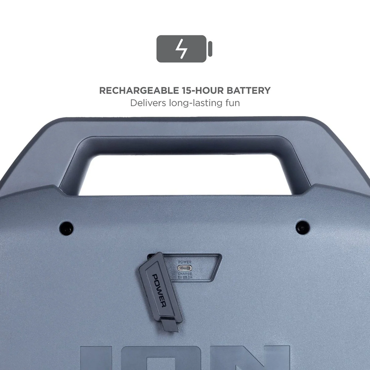 ION Game Day Primetime Portable Bluetooth Speaker with Lights and FM Radio, Black - Image 4