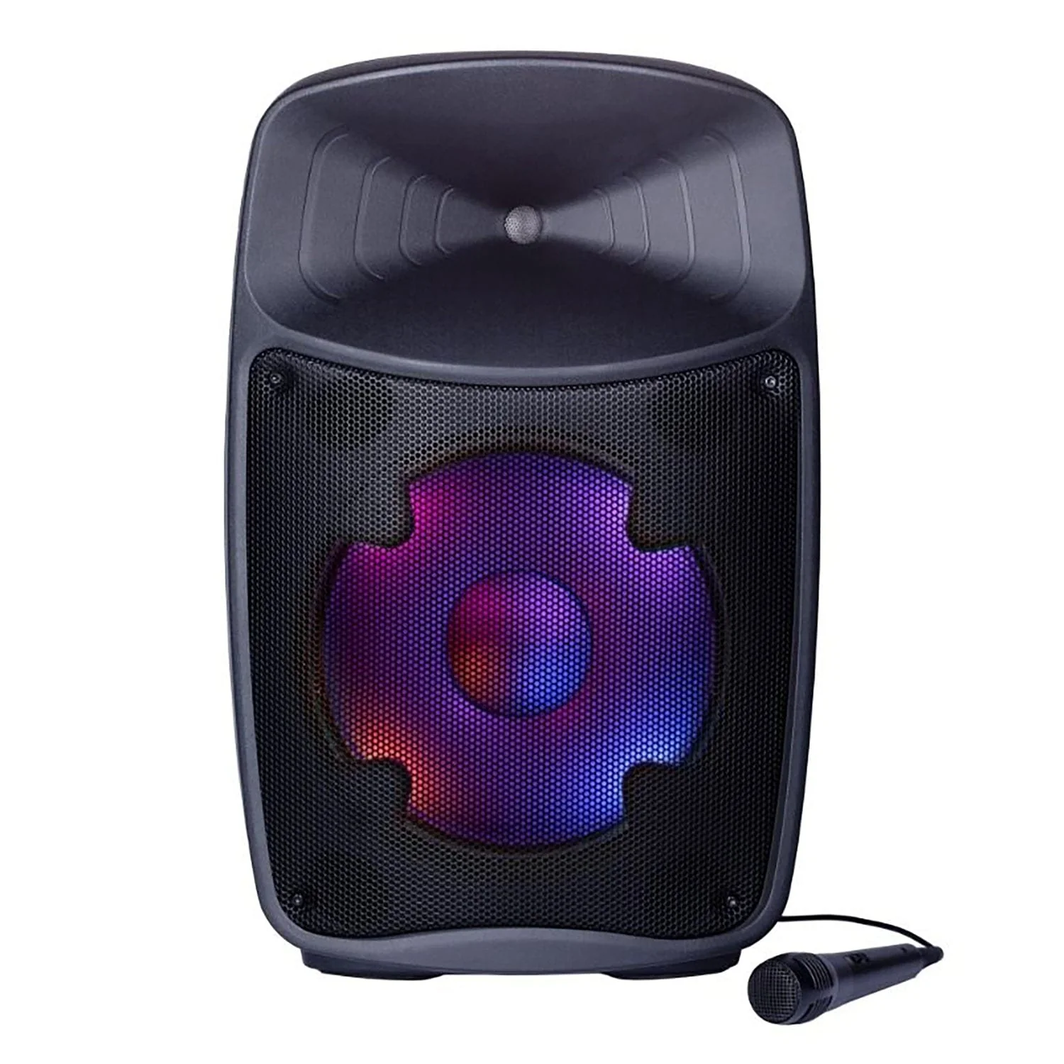 ION Pro Glow Ultra High-Power Portable Bluetooth PA Speaker with Lights, Sonic Wide Audio, and Microphone, Black - Image 4