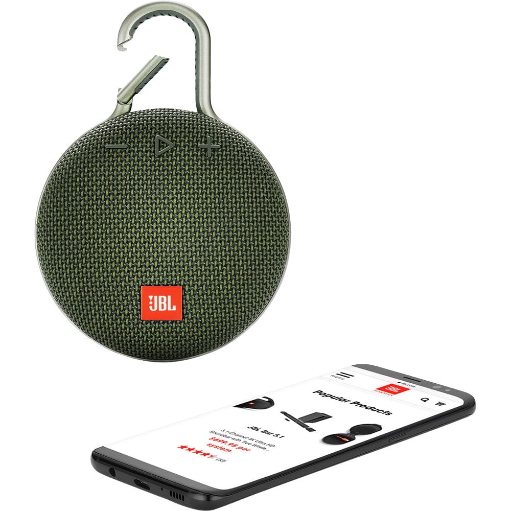 JBL Clip 3 Portable Bluetooth Wireless Speaker - Certified Refurbished - Image 64