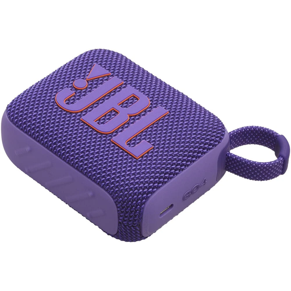 JBL Go 4 Portable Waterproof Bluetooth Speaker, Purple - Certified Refurbished - Image 9