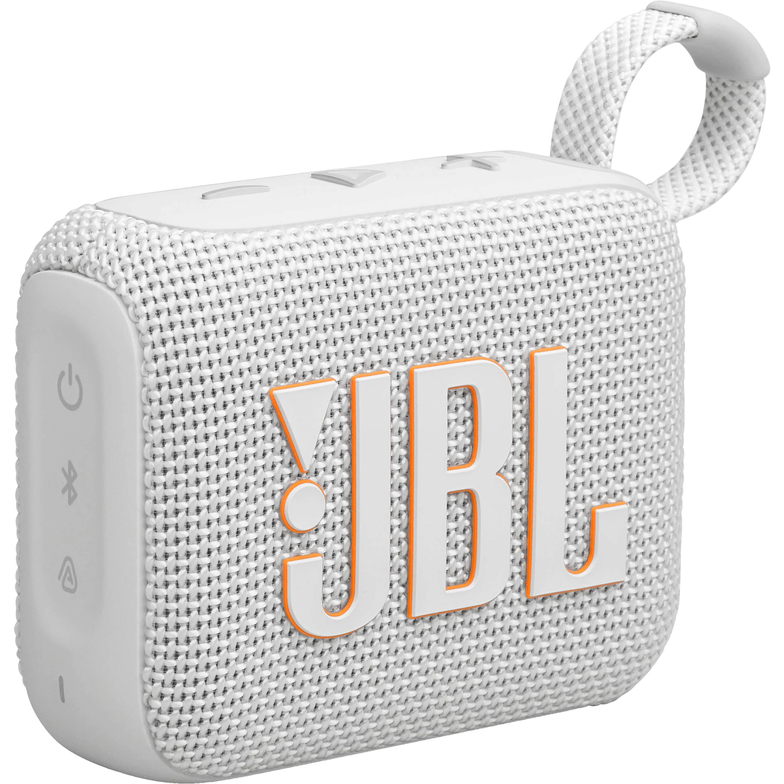 JBL Go 4 Portable Waterproof Bluetooth Speaker, White - Certified Refurbished - Image 2