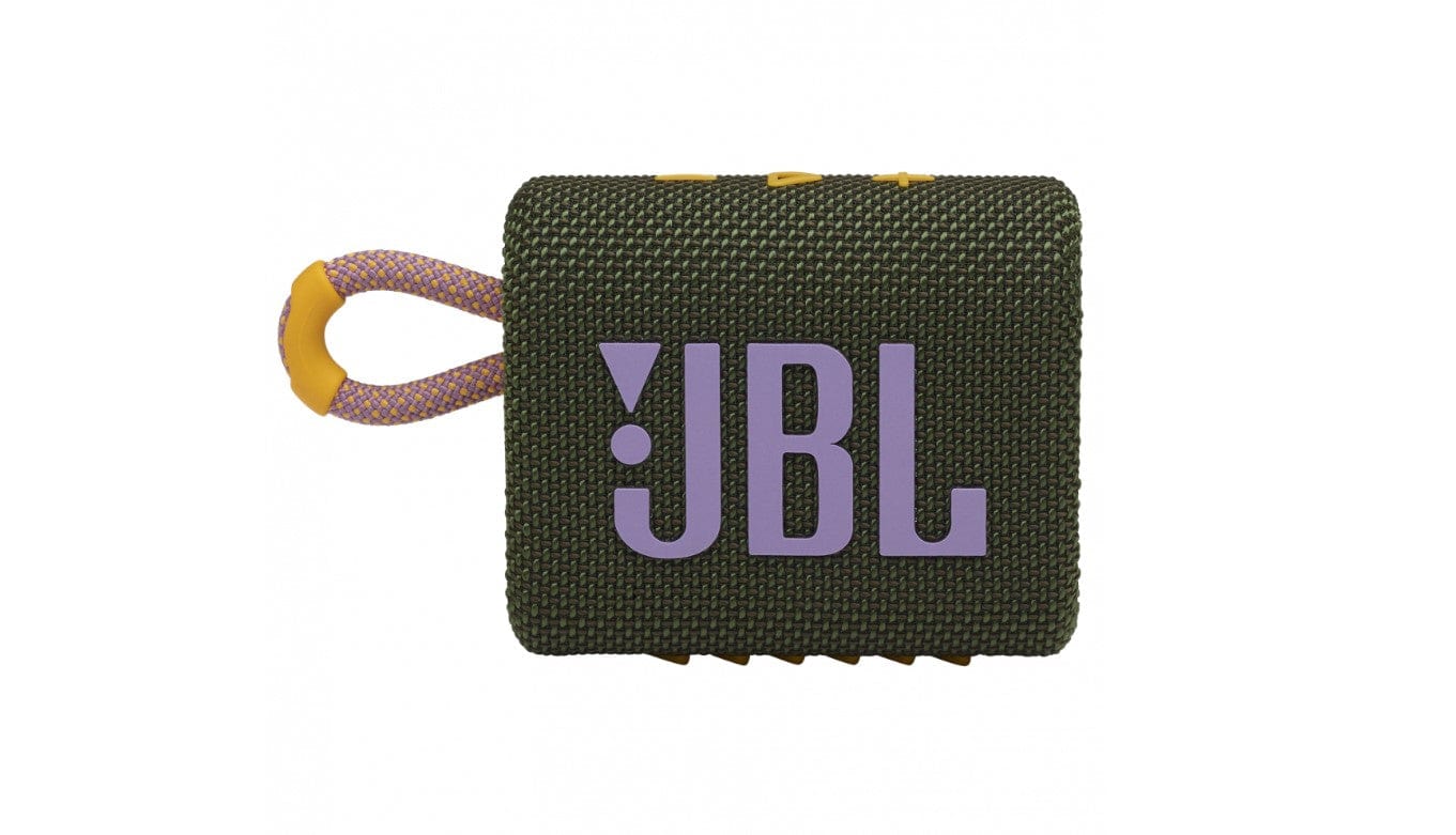 JBL Go 3 Portable Waterproof Bluetooth Speaker Green - Certified Refurbished