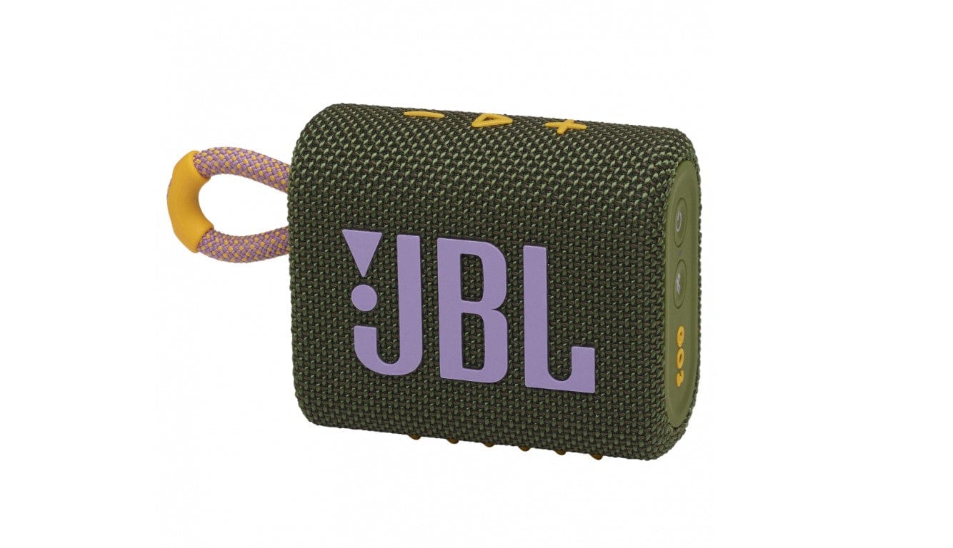 JBL Go 3 Portable Waterproof Bluetooth Speaker Green - Certified Refurbished - Image 2