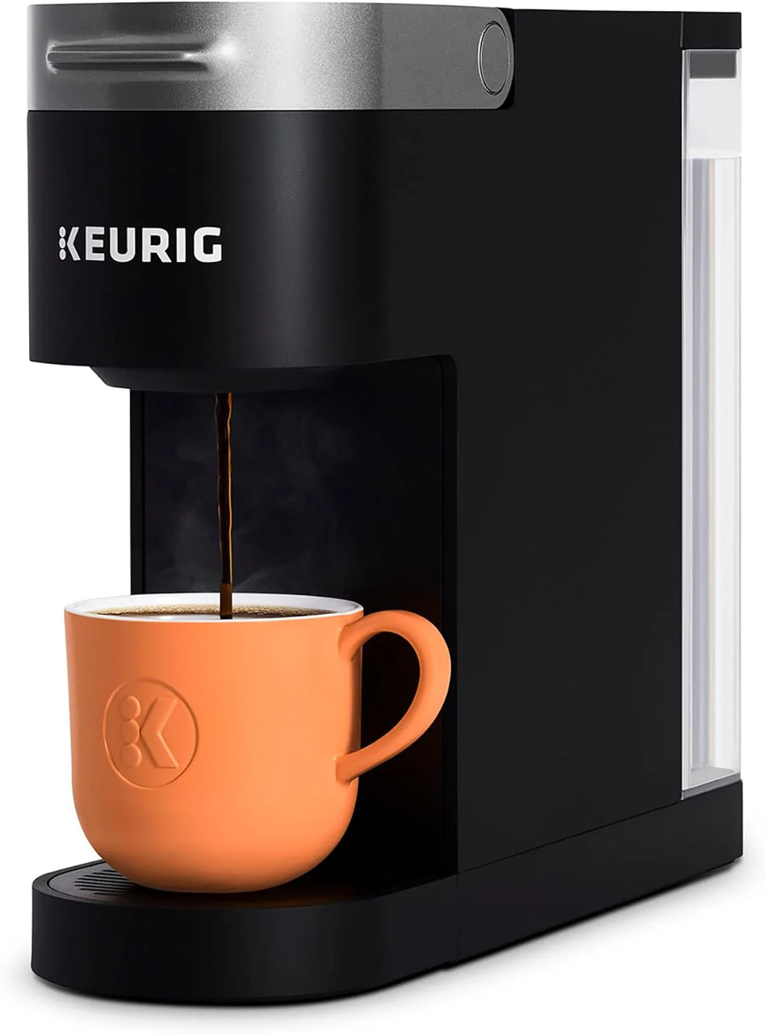Keurig K-Slim Single Serve K-Cup Pod Coffee Maker, MultiStream Tech, 3 Brew Sizes, 46oz Removable Reservoir, Black - Open Box