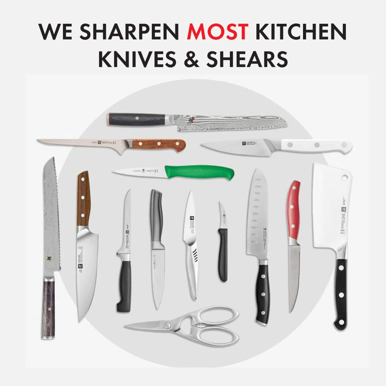Knife Aid Professional Sharpening Service by Mail, 10 Knives - Image 2