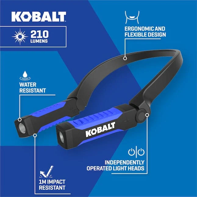 Kobalt 210-Lumen Neck Mount LED Spotlight Flashlight - Image 2