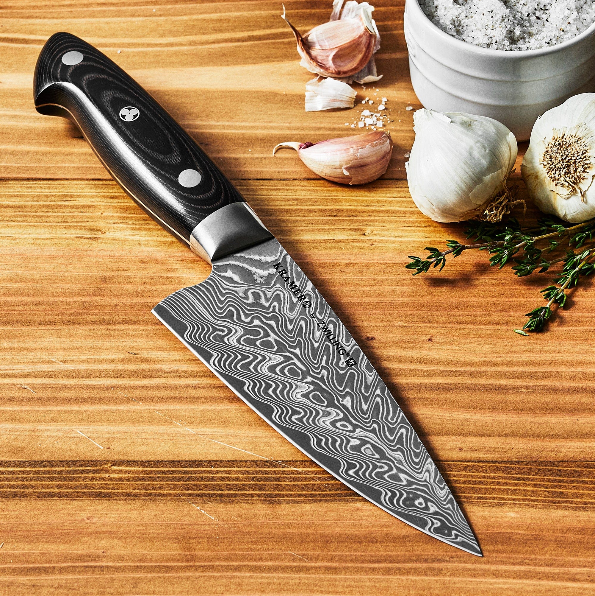 Kramer by Zwilling Euroline Damascus Collection 6-inch Chef's Knife - Image 2