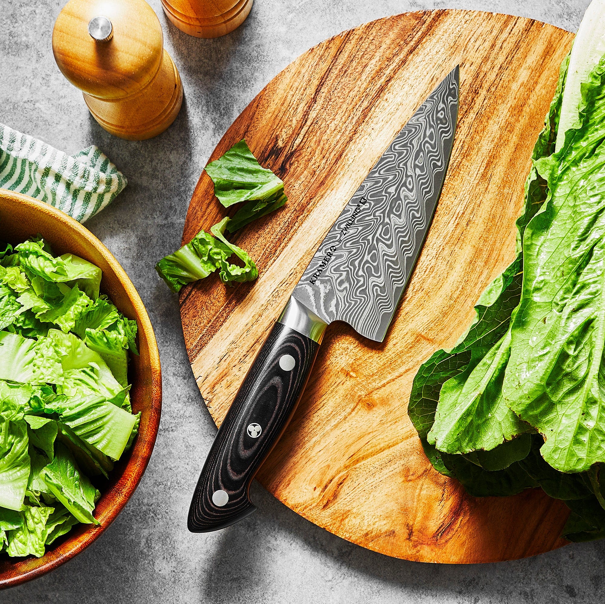 Kramer by Zwilling Euroline Damascus Collection 6-inch Chef's Knife - Image 3