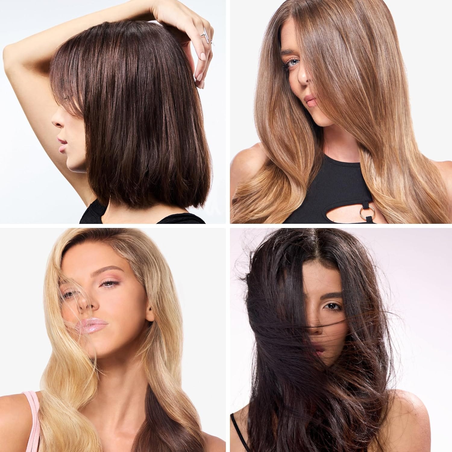 L'ange Hair Le Volume 2-in-1 Titanium Blow Dryer Brush, 75mm Oval Barrel, for Smooth, Frizz-Free Styling on All Hair Types, Black - Image 8