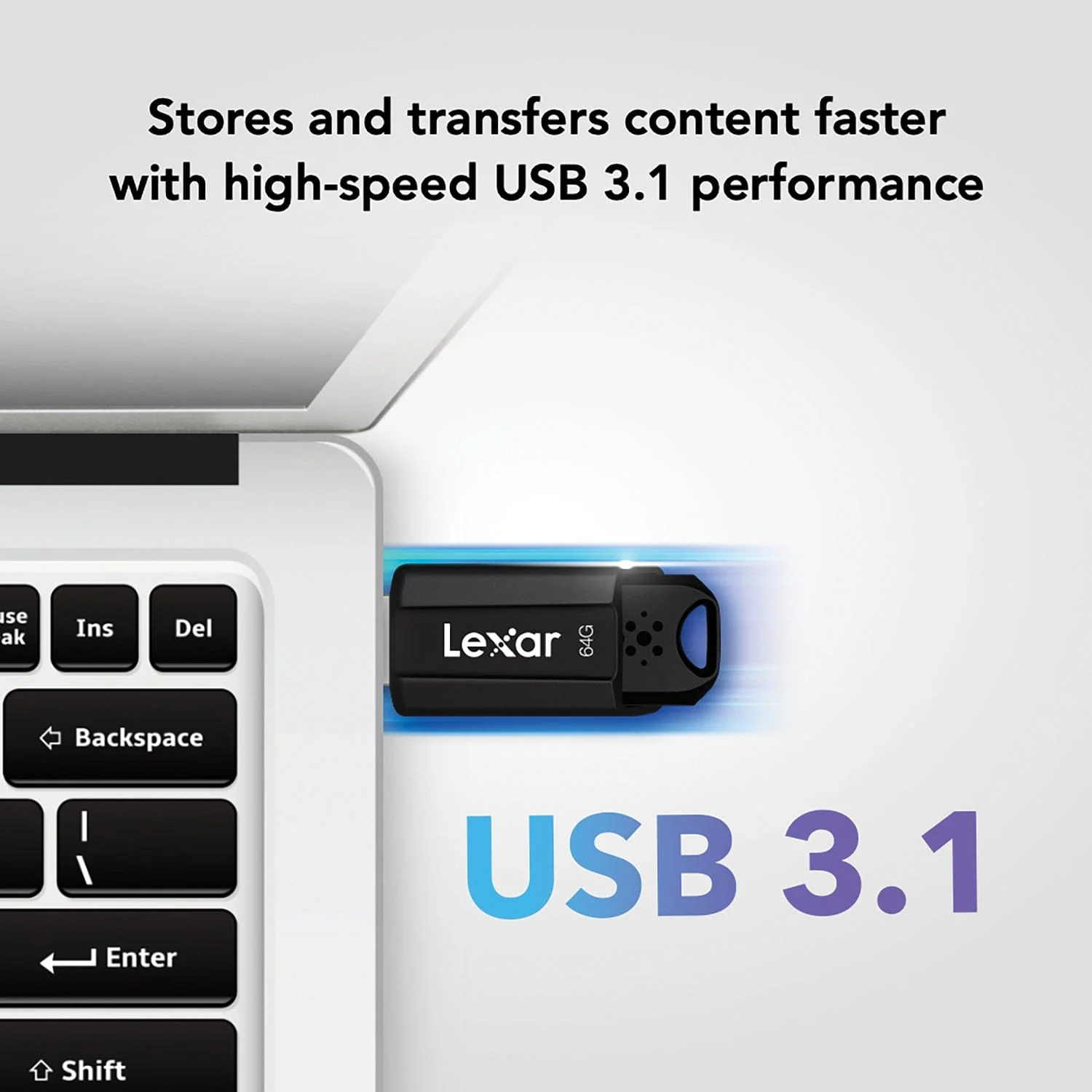 Lexar JumpDrive S80 USB 3.1 Flash Drive, 64 GB - Image 5