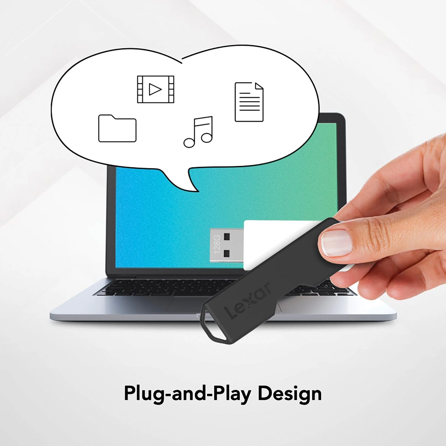 Lexar JumpDrive TwistTurn2 USB 2.0 Flash Drive, 128 GB - Image 4