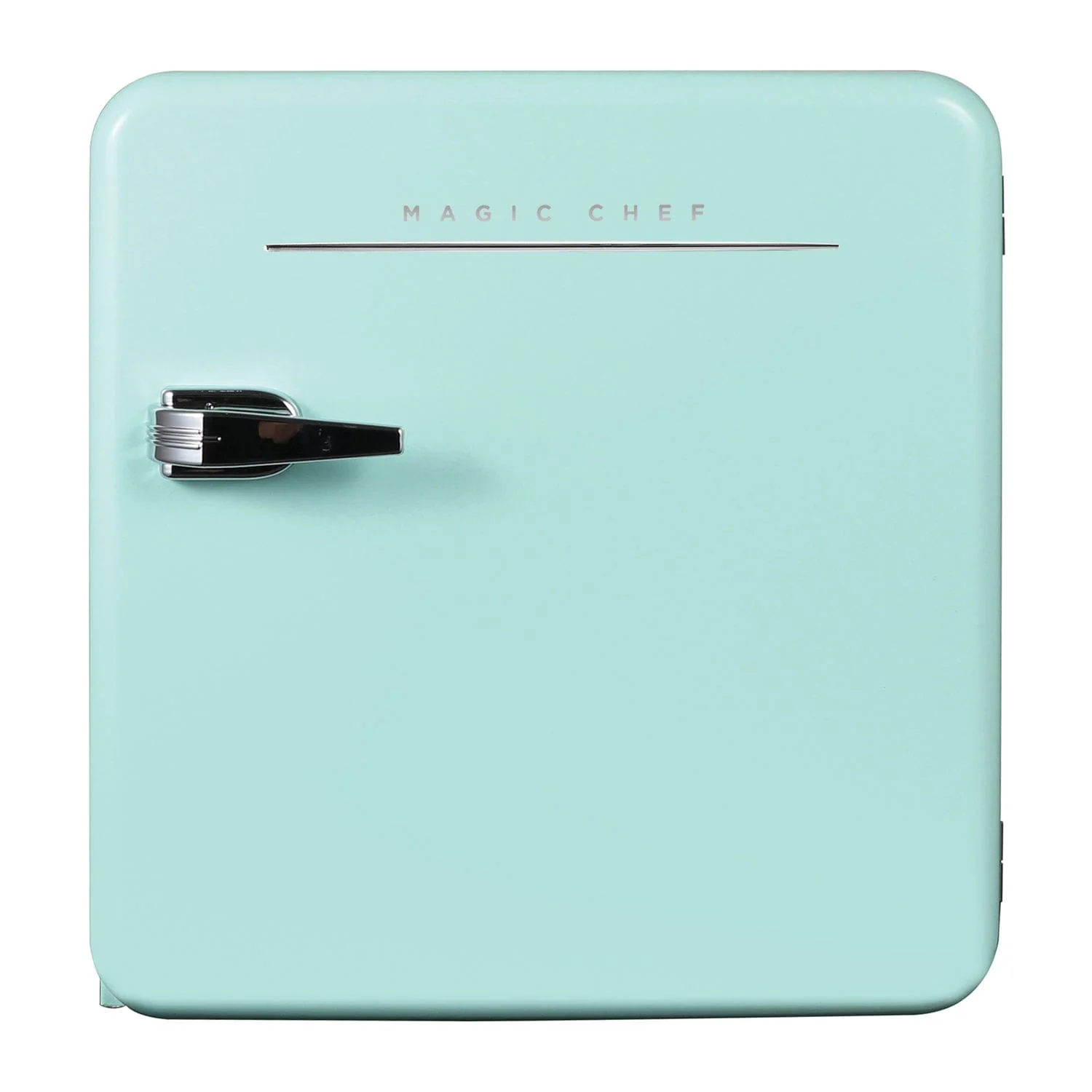 Magic Chef 1.6-Cu. Ft. ENERGY-STAR Certified Retro Mini Fridge with Manual Defrost, Green - Image 4