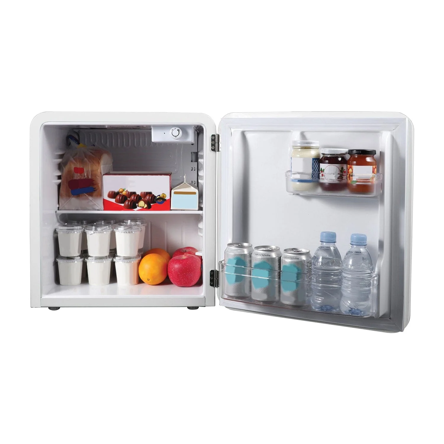 Magic Chef 1.6-Cu. Ft. ENERGY-STAR Certified Retro Mini Fridge with Manual Defrost, White - Image 2