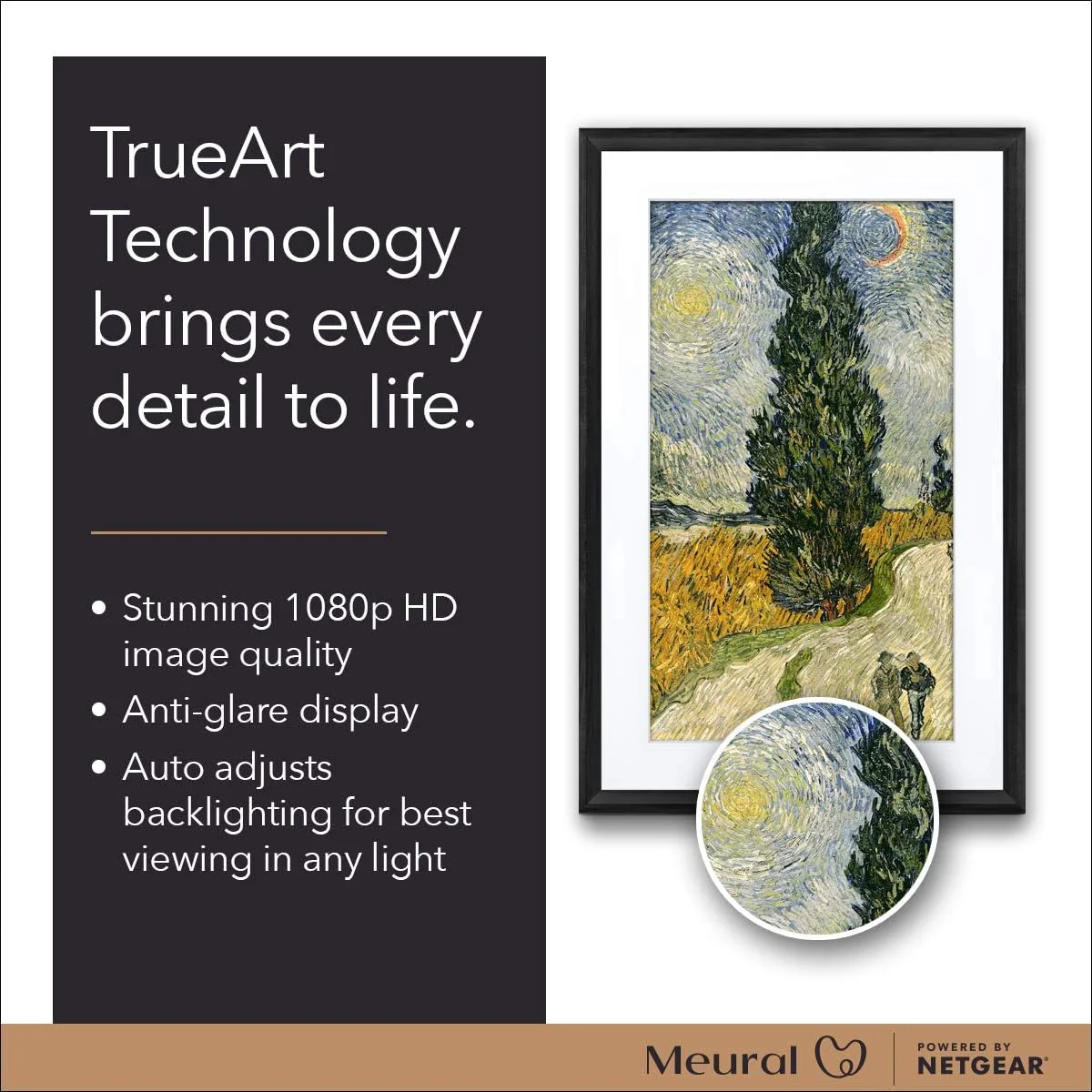Meural 16x24 Canvas II Smart Art, Photo & Video Frame, White - Image 6