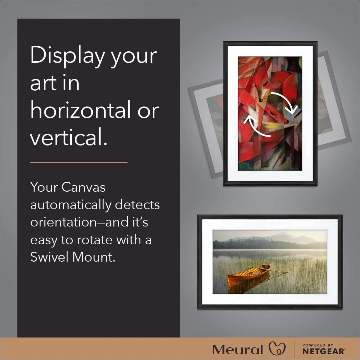 Meural 16x24 Canvas II Smart Art, Photo & Video Frame, White - Image 9
