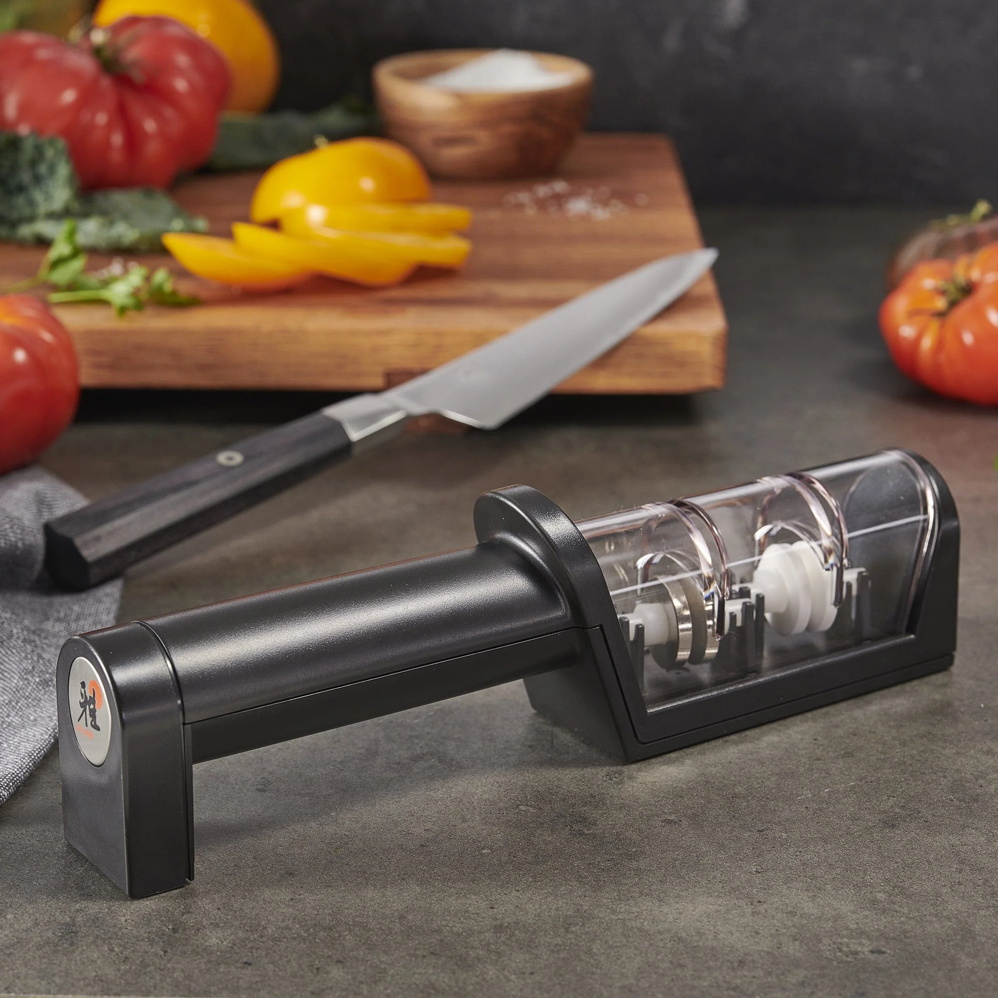Miyabi 2-stage Diamond/Ceramic Handheld Knife Sharpener - Image 6