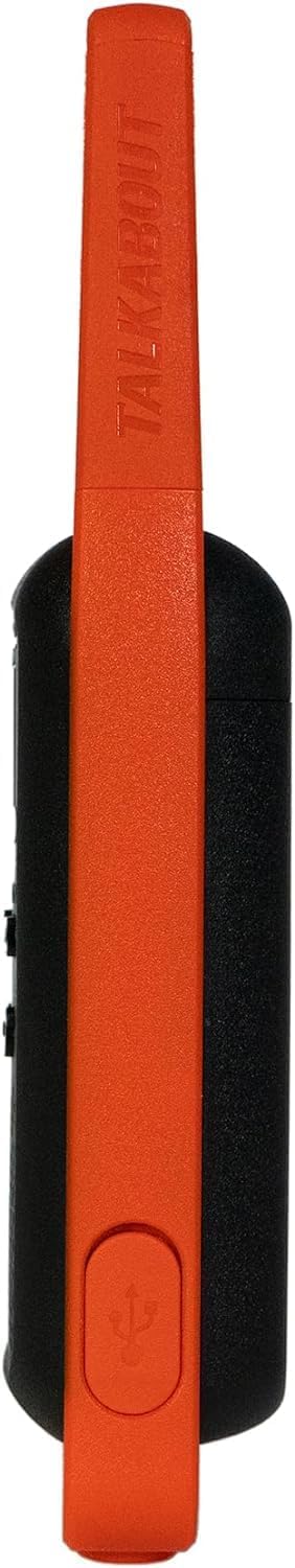 Motorola Solutions Rechargeable 25-Mile Two-Way Radio, Sportsman Edition, TrueTimber Pattern, Black/Orange - Image 5