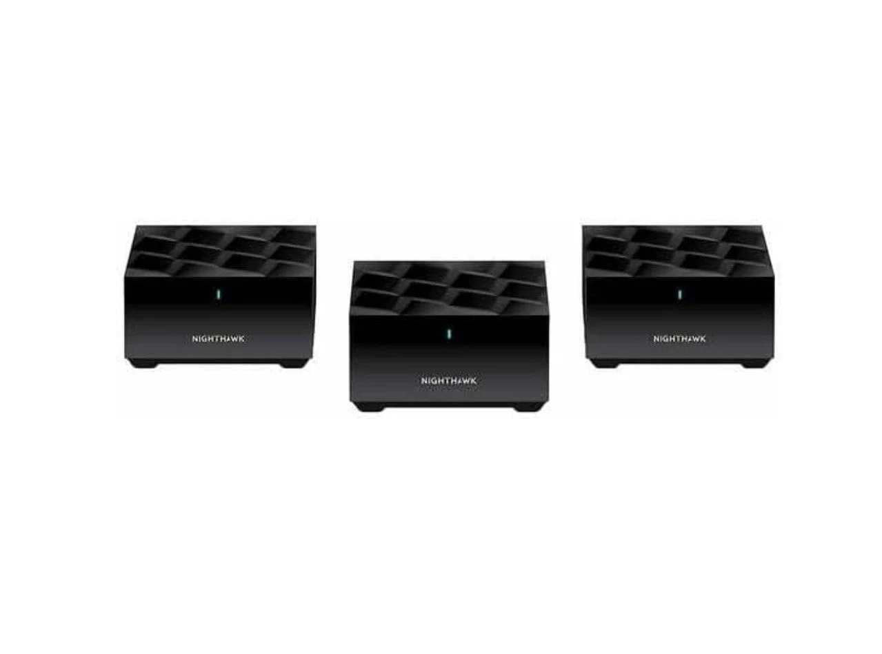 Netgear MK73 Nighthawk Dual-Band AX3000 3-Pack 3Gbps WiFi 6 Mesh System 1 Router + 2 Satellites - Certified Refurbished - Image 2