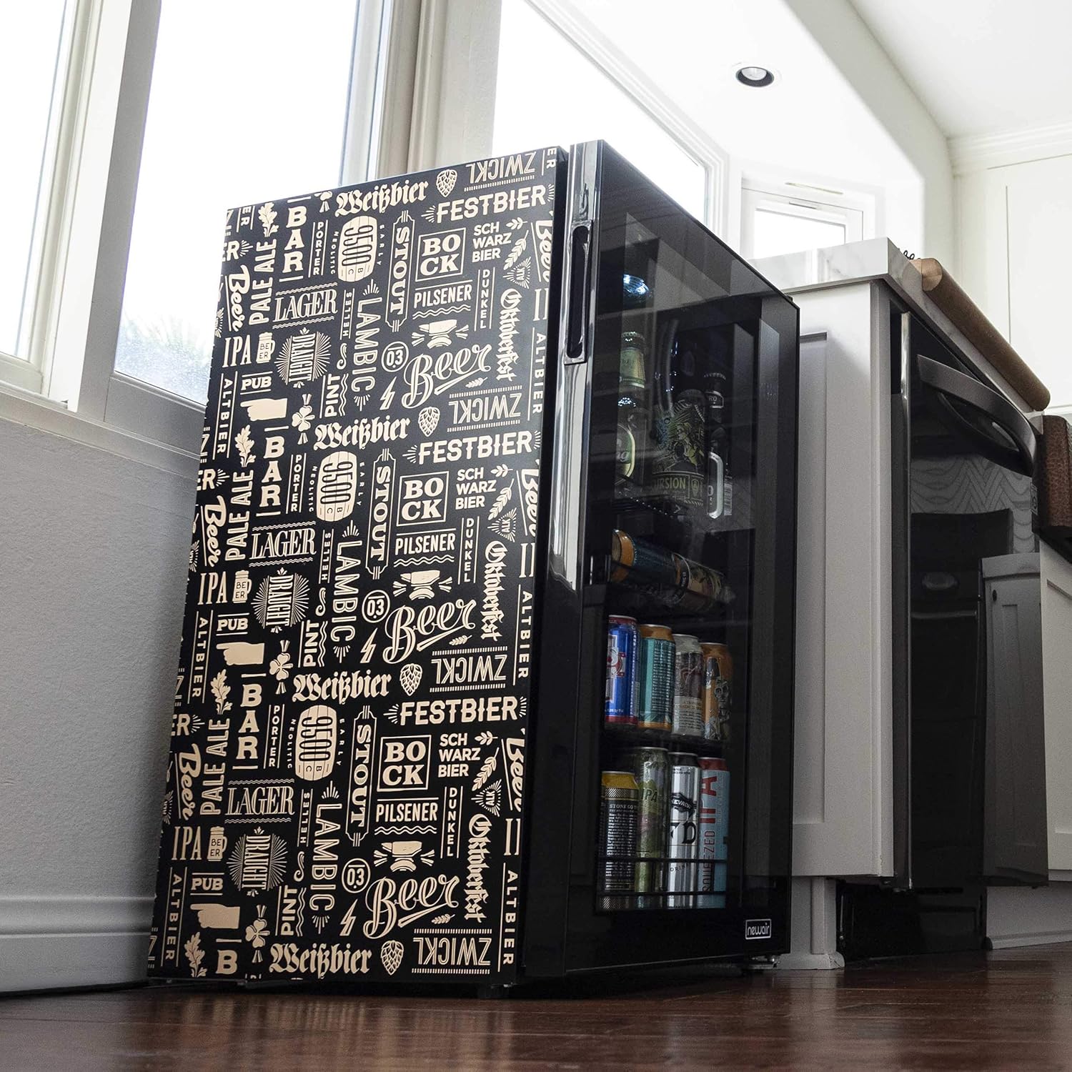 Newair Freestanding Beverage Fridge with Adjustable Shelves, 126 Cans - Certified Refurbished - Image 5