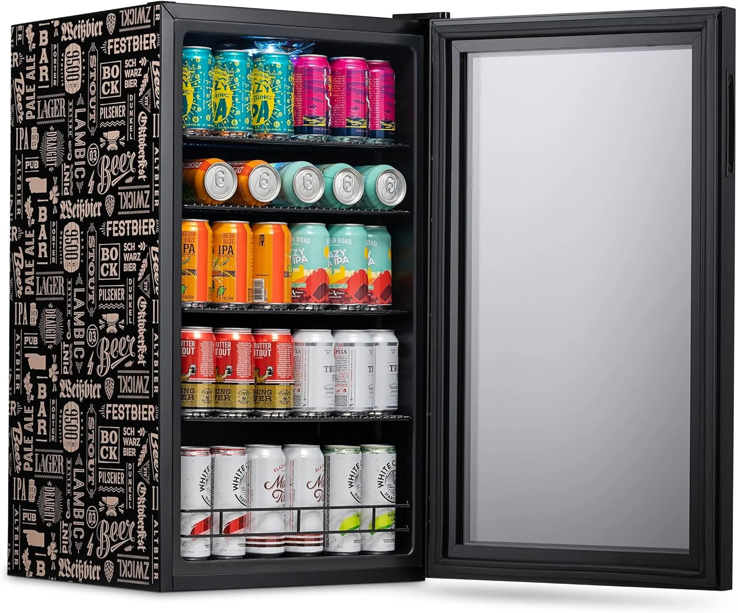 Newair Freestanding Beverage Fridge with Adjustable Shelves, 126 Cans - Certified Refurbished - Image 8