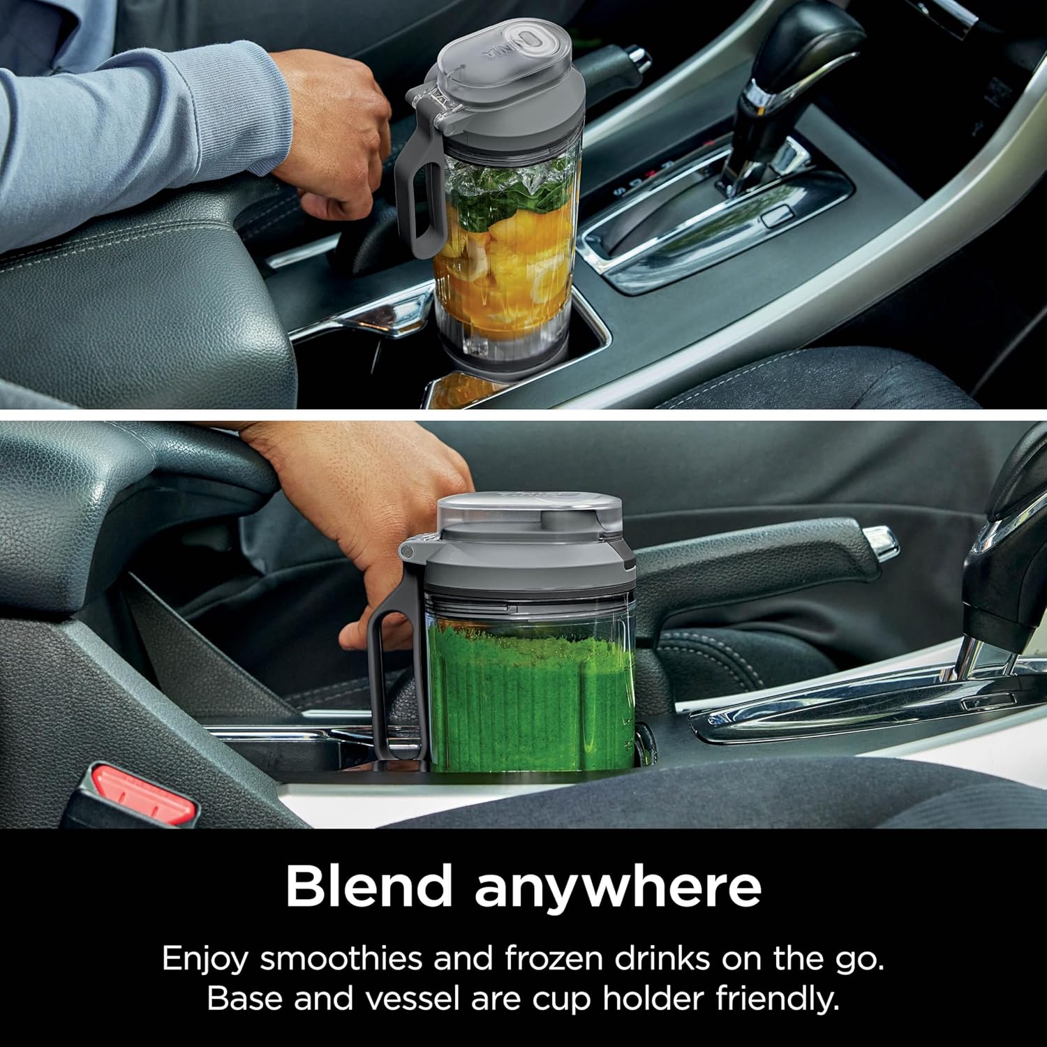 Ninja Blast Max Personal Cordless Blender for Smoothies, Blend, Ice Crush, 22 oz. Twist & Go, Gray - Certified Refurbished - Image 9