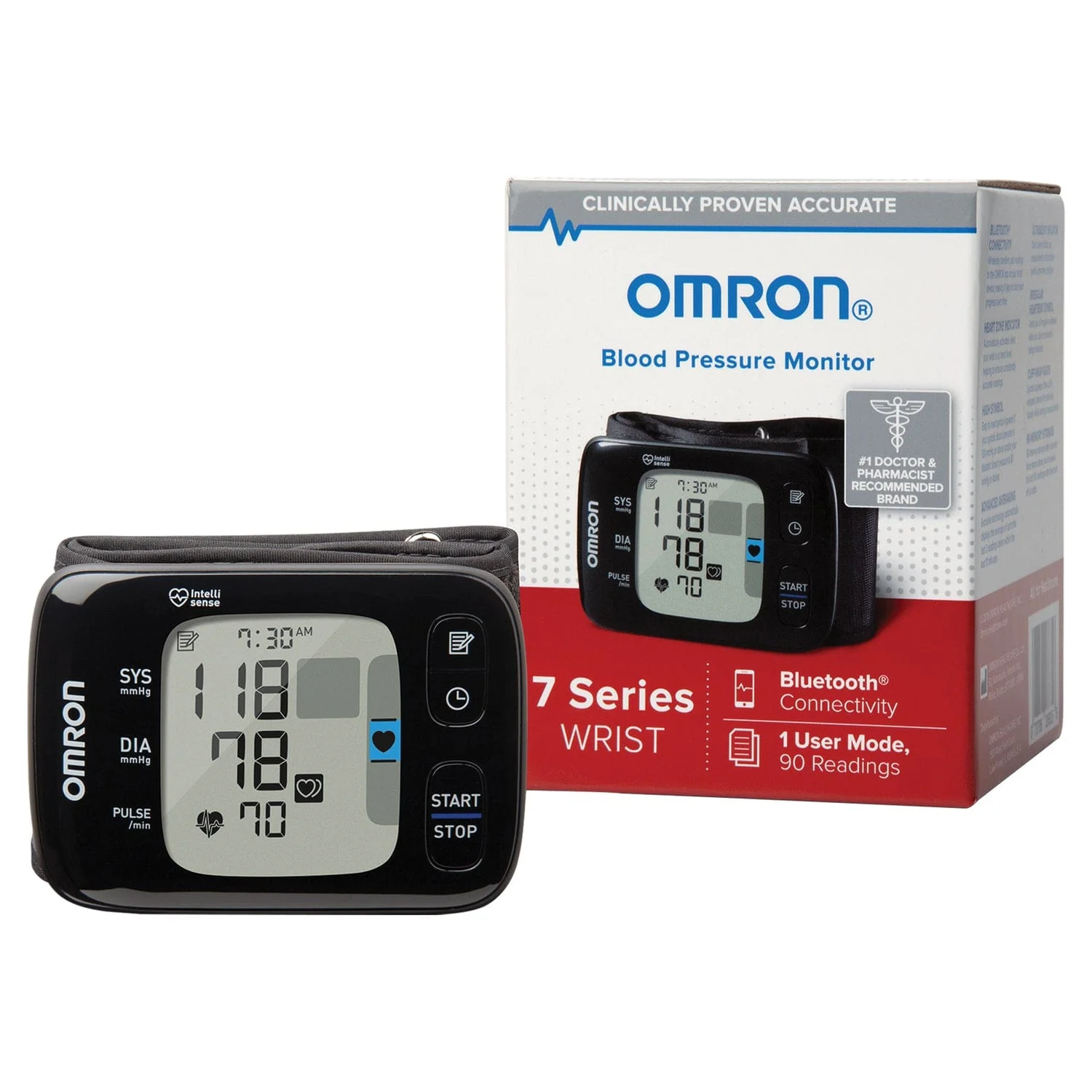 Omron 7 Series Wireless Wrist Blood Pressure Monitor - Image 3