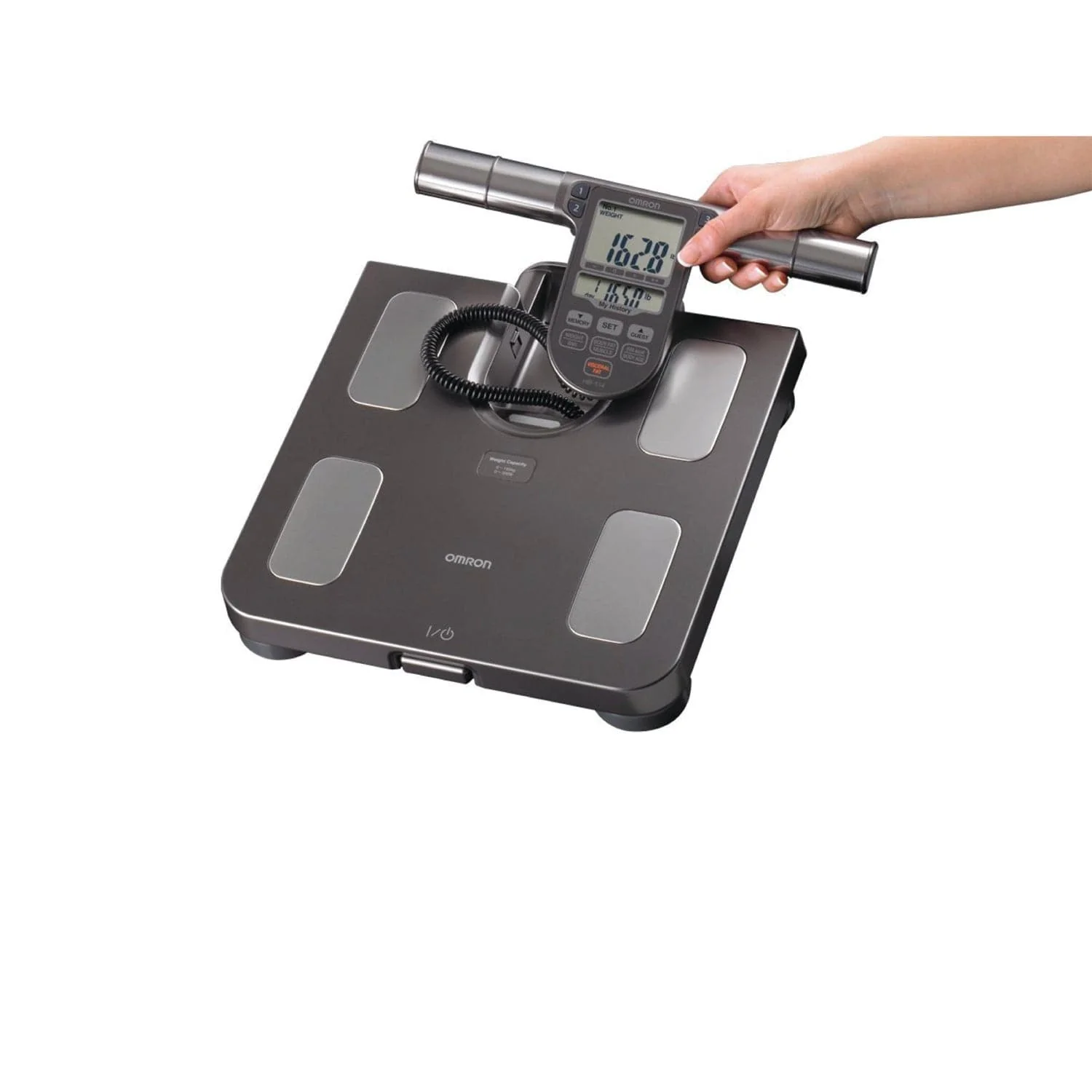 Omron Full-Body Composition Monitor Black Bathroom Scale - Image 2
