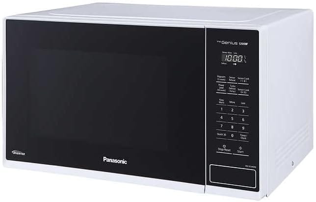 Panasonic Mid-Size 1.3 cu. ft. 1200W Inverter Technology Microwave Oven with Genius Sensor Cooking, White - Certified Refurbished - Image 4