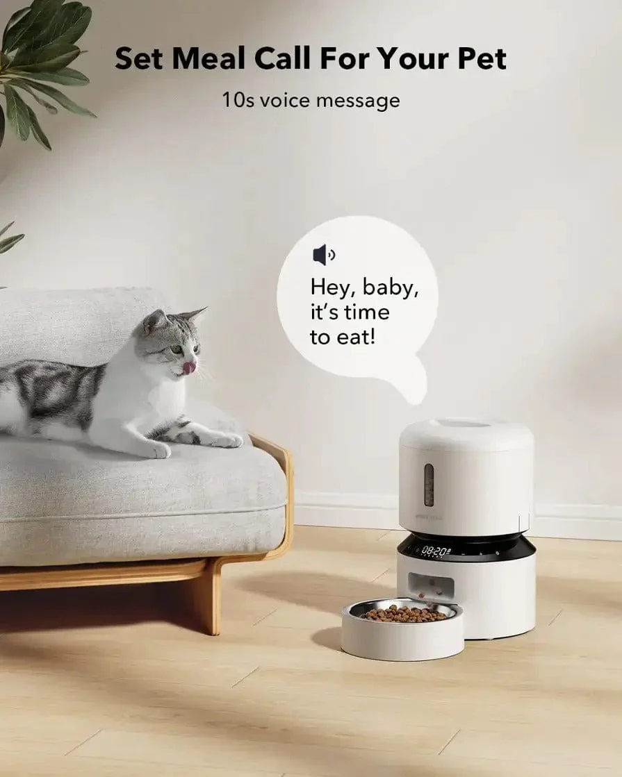 Petlibro Granary 3L Automatic Pet Feeder, White - Certified Refurbished - Image 4