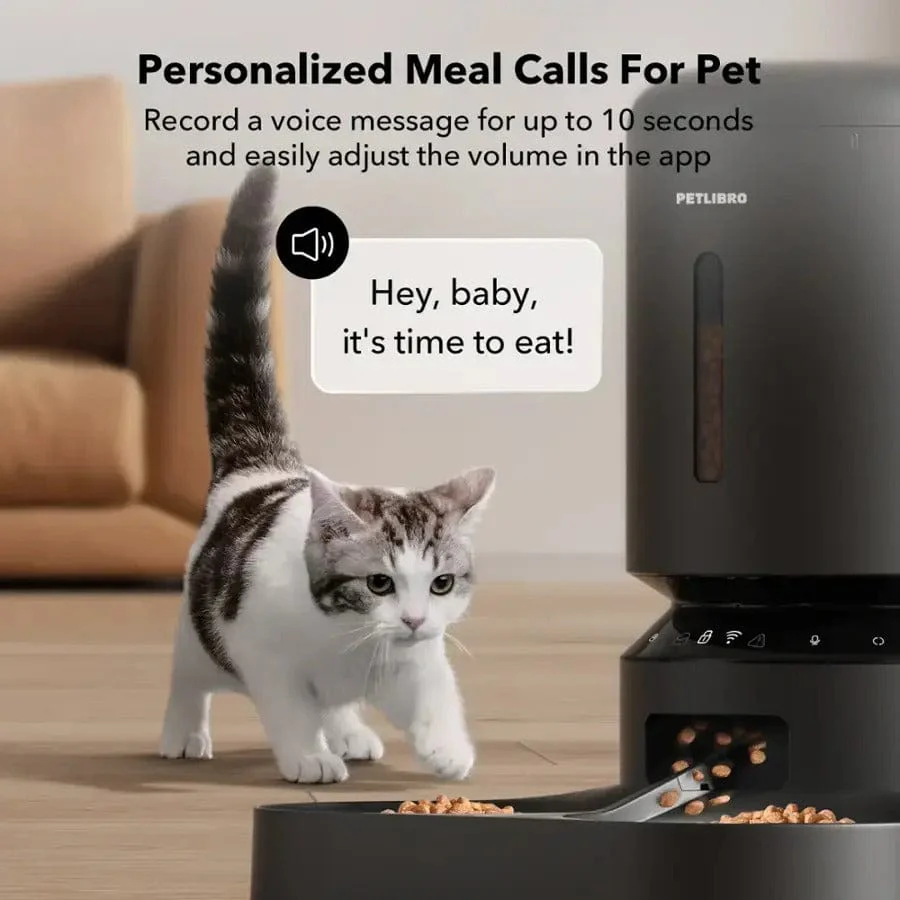 Petlibro Granary 5L Automatic Pet Feeder, WiFi Control, Double Tray, White - Certified Refurbished - Image 9