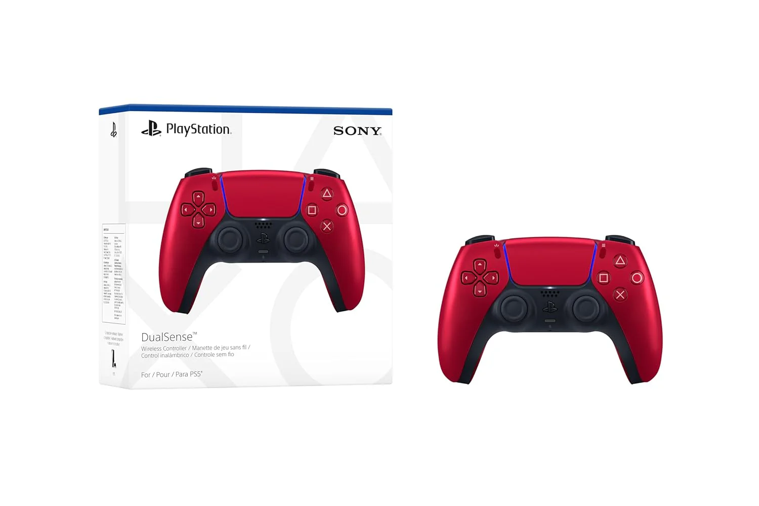 PlayStation (PS5) DualSense Wireless Controller, Volcanic Red - Image 6