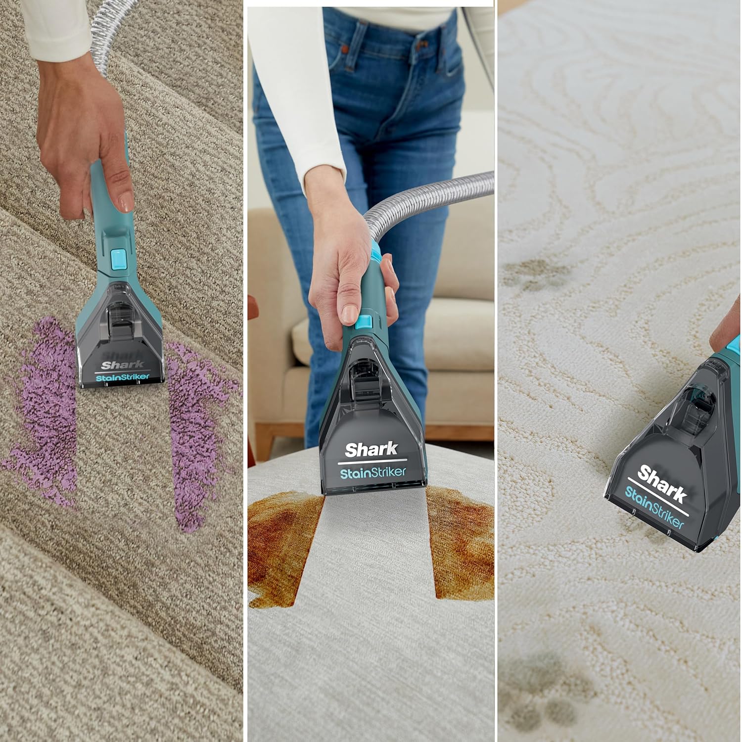 Shark CarpetXpert with Stainstriker Deep Carpet Cleaner, Teal - Certified Refurbished - Image 5