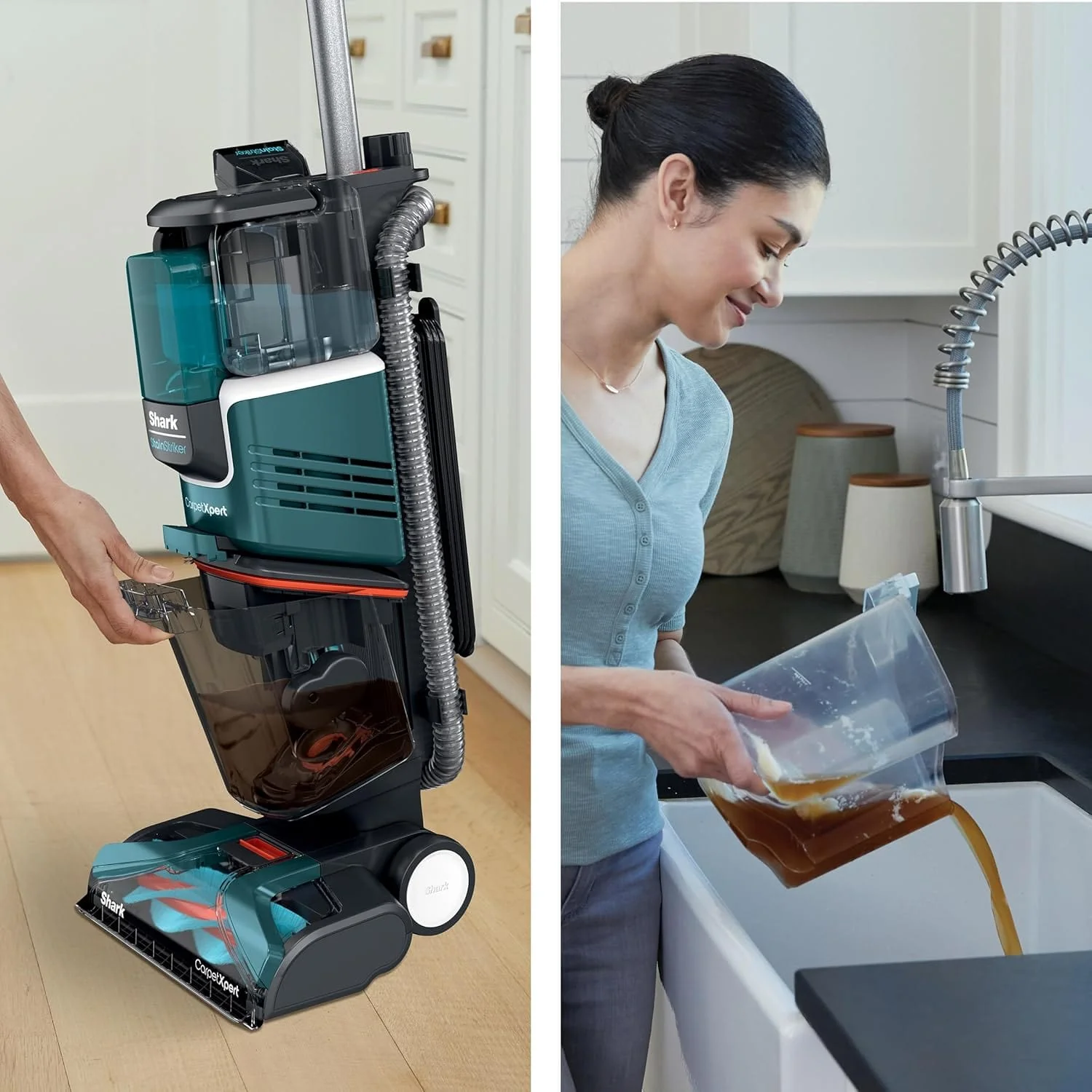 Shark CarpetXpert with Stainstriker Deep Carpet Cleaner, Teal - Certified Refurbished - Image 7