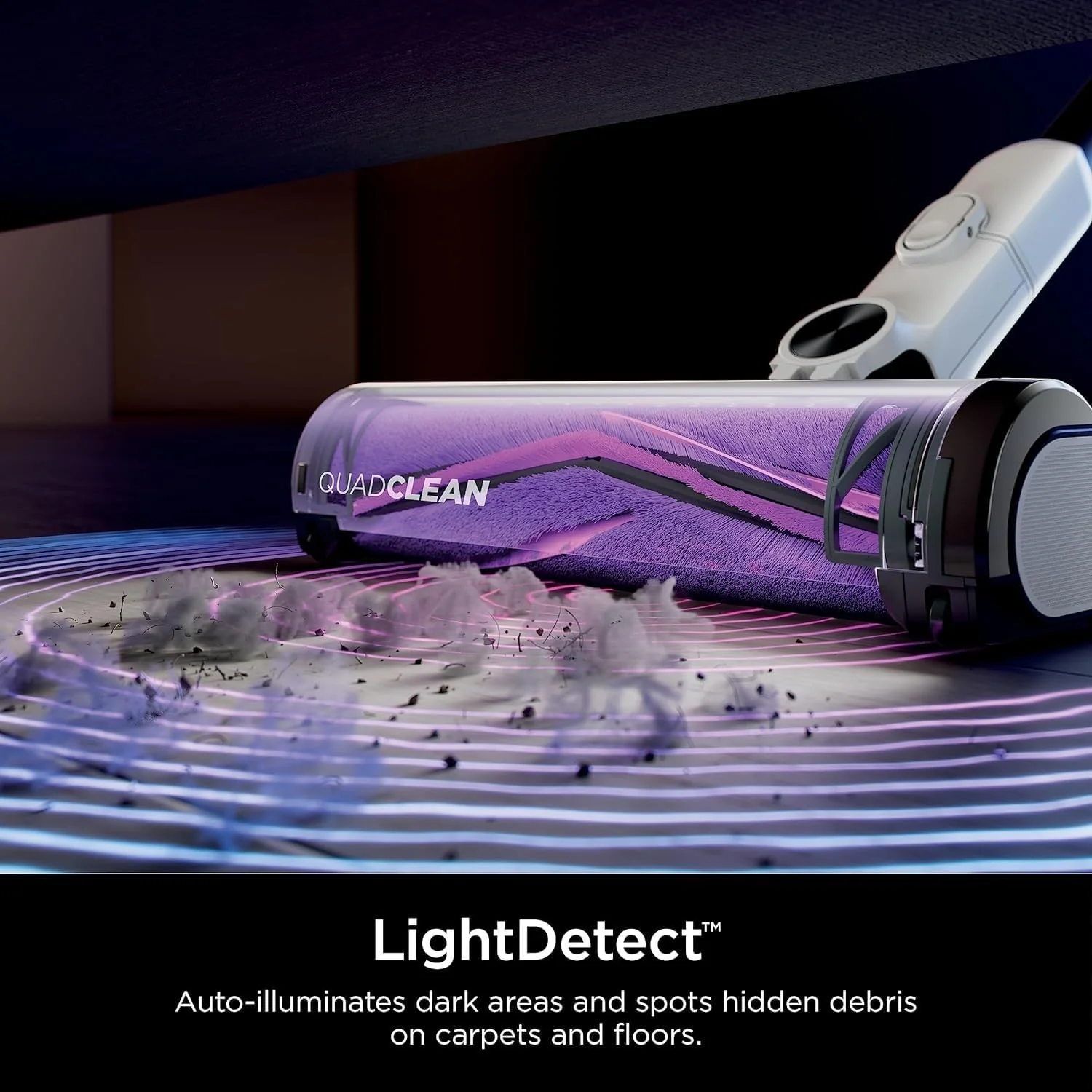 Shark Detect Pro Cordless HEPA QuadClean Multi-Surface Stick Vacuum, Grey/Silver - Certified Refurbished - Image 5