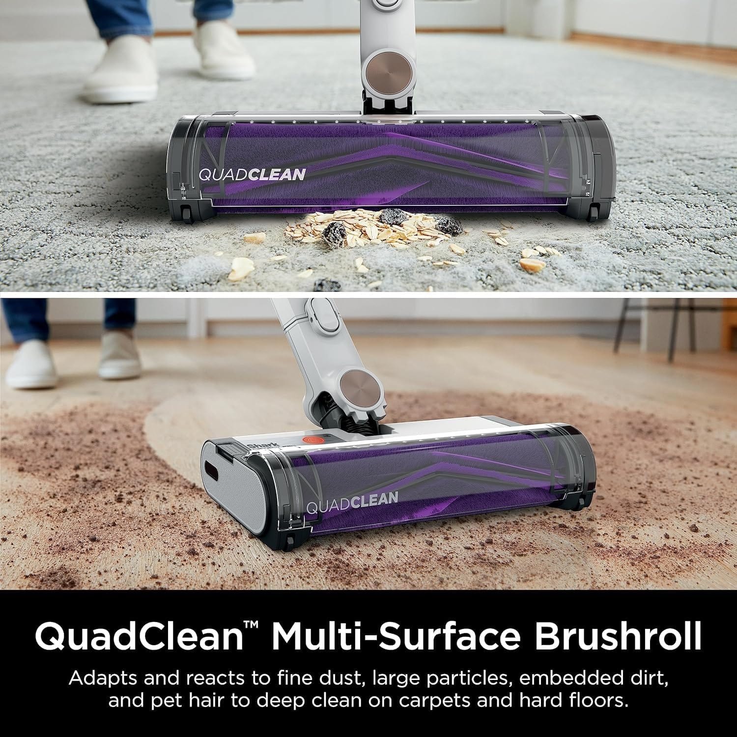 Shark Detect Pro Cordless HEPA QuadClean Multi-Surface Stick Vacuum, Grey/Silver - Certified Refurbished - Image 9