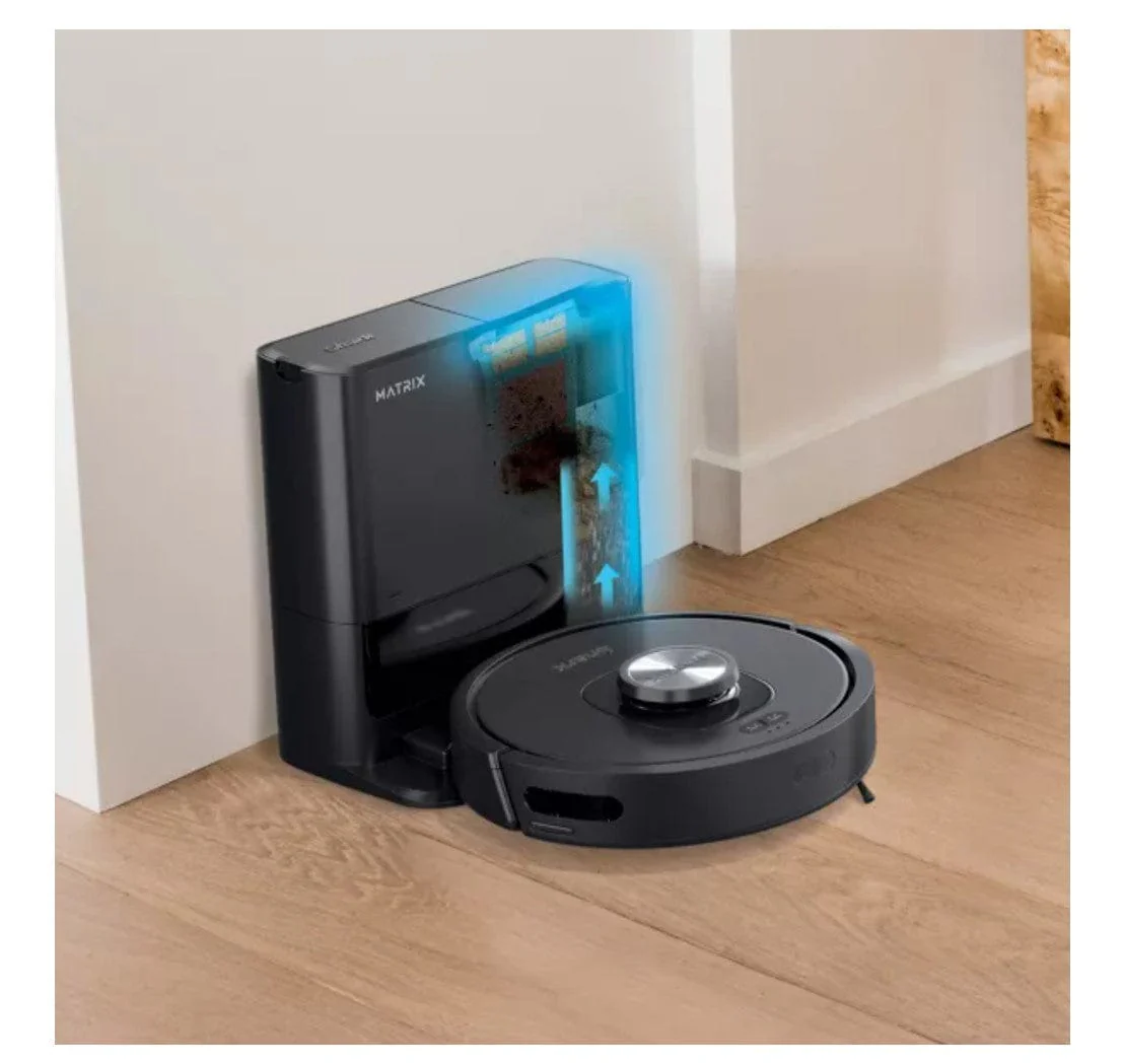 Shark Matrix Self Empty Robot Vacuum for Carpets & Hardfloors, 45-Day Capacity Self-Cleaning Bagless Base, Smart Control, - Certified Refurbished - Image 3