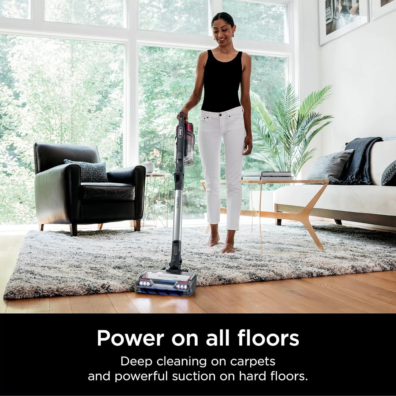 Shark Vertex Cordless MultiFlex Stick Vacuum with DuoClean PowerFins, Lightweight, Pet Hair, HEPA, 60 Min Run Time - Certified Refurbished - Image 3