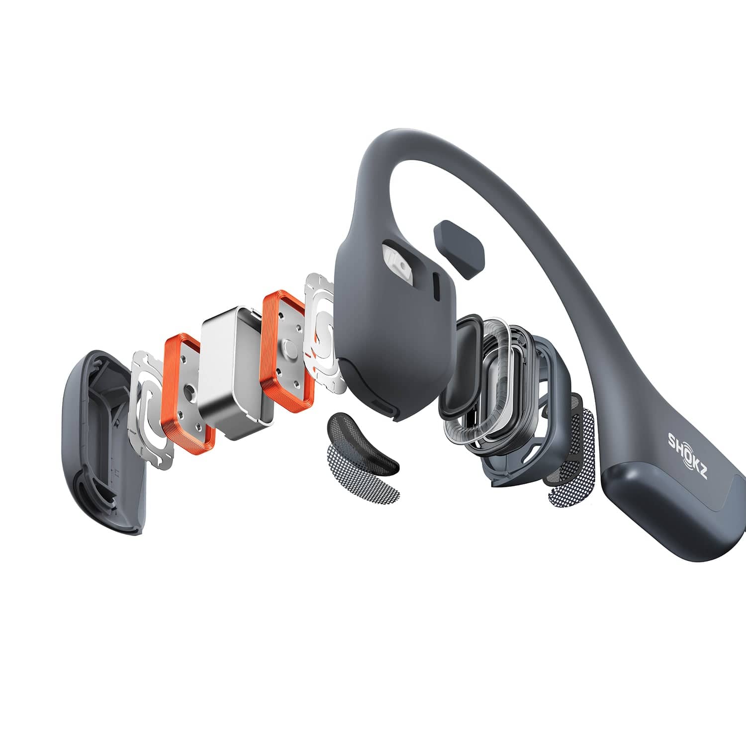 Shokz OpenRun Pro 2 Mini Bone-Conduction Open-Ear Sport Headphones with Microphones, Black - Image 4