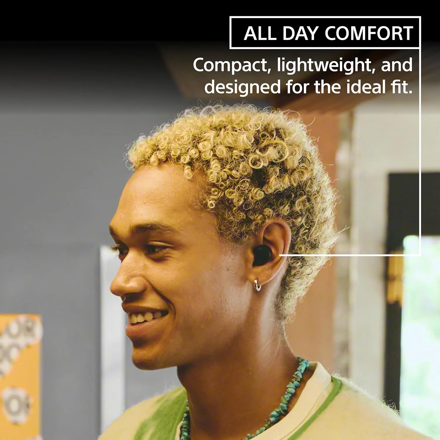 Sony Truly Wireless Earbuds, Black - Image 2