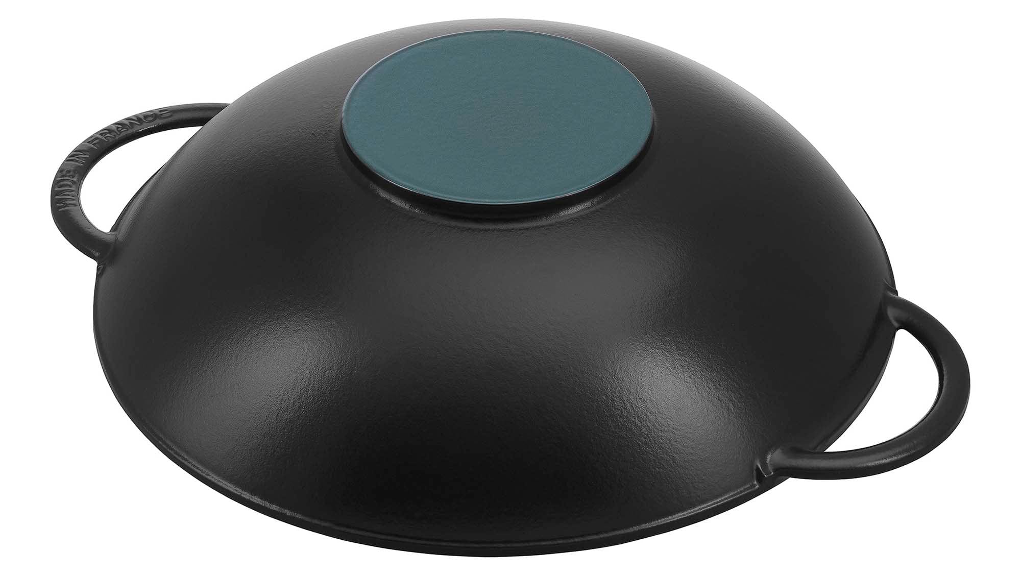 Staub Cast Iron 0.5-qt Baby Wok - Matte Black - Image 2