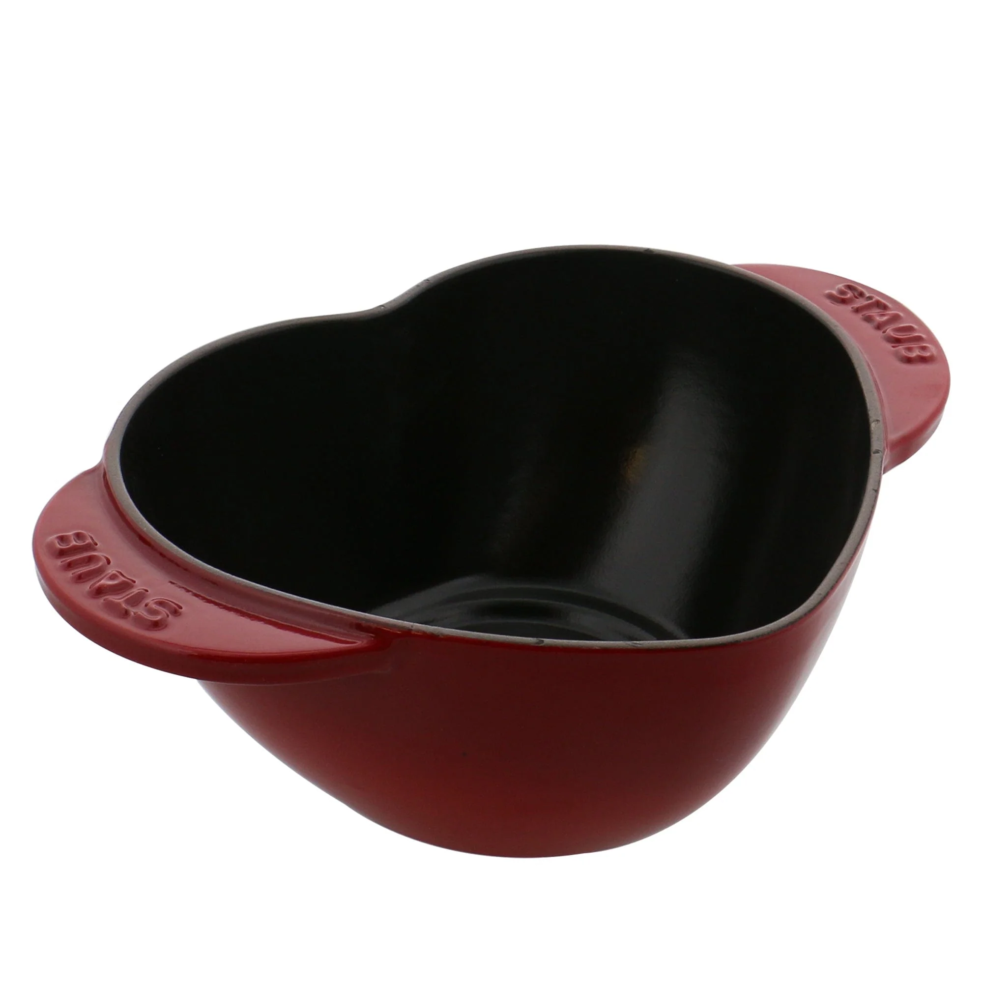Staub Cast Iron 1.75-qt Heart Cocotte - Cherry - Image 5