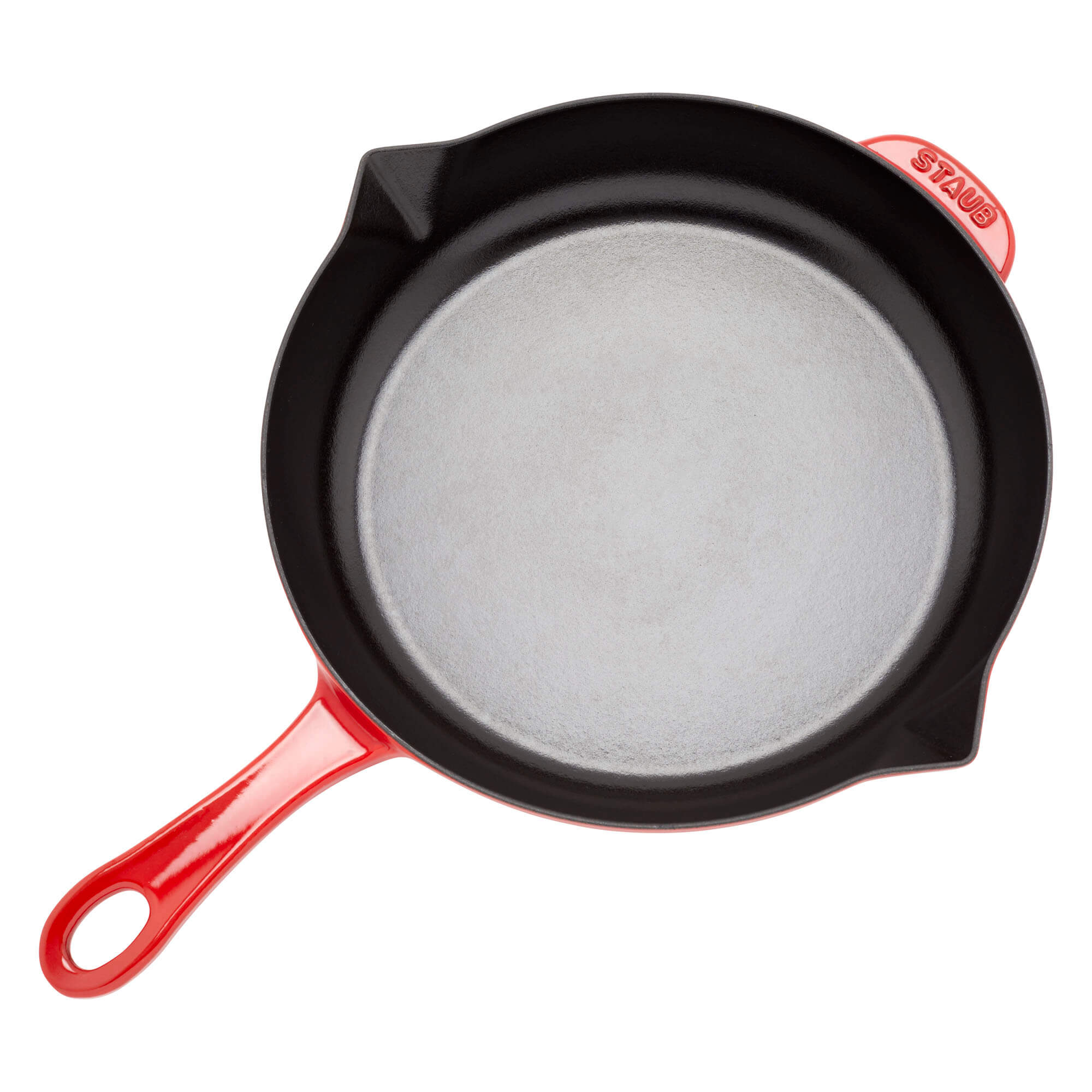 Staub Cast Iron 10-inch Fry Pan - Cherry - Image 4