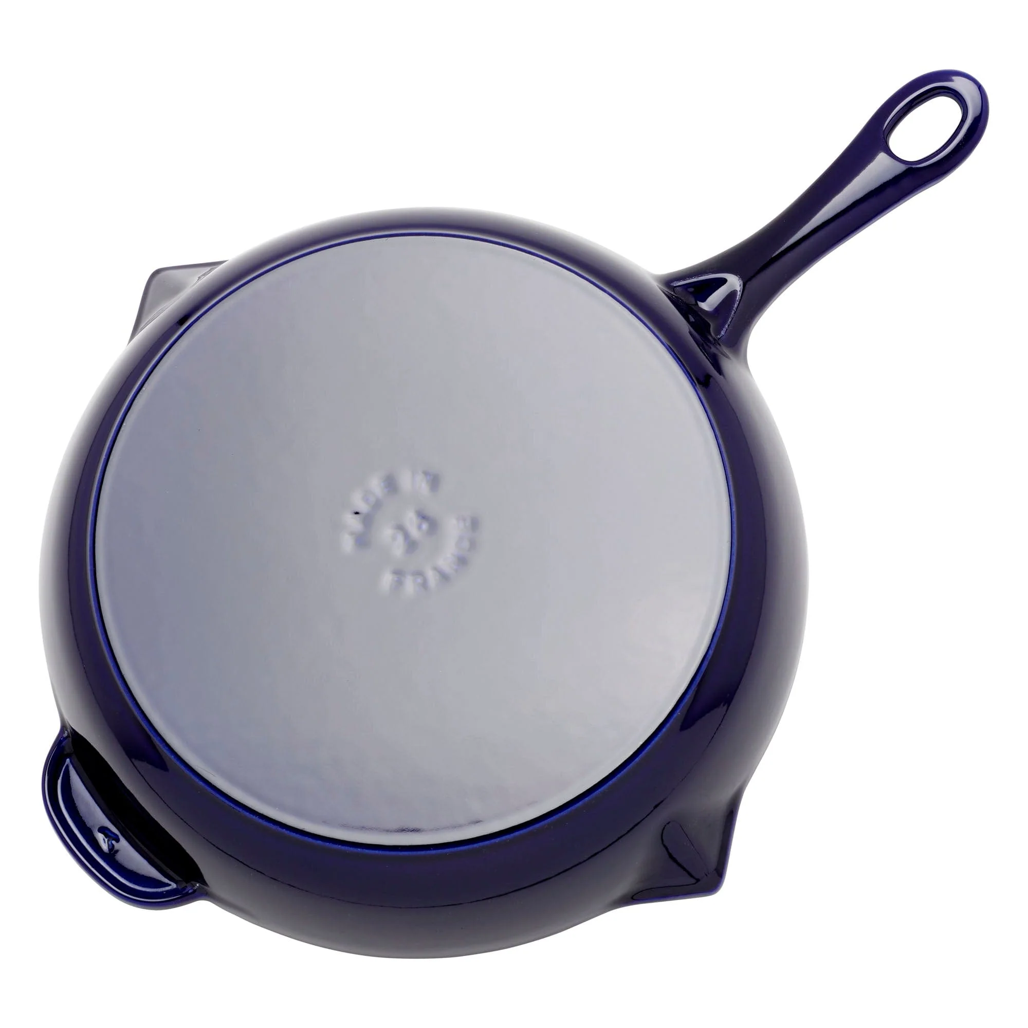 Staub Cast Iron 10-inch Fry Pan - Dark Blue - Image 4