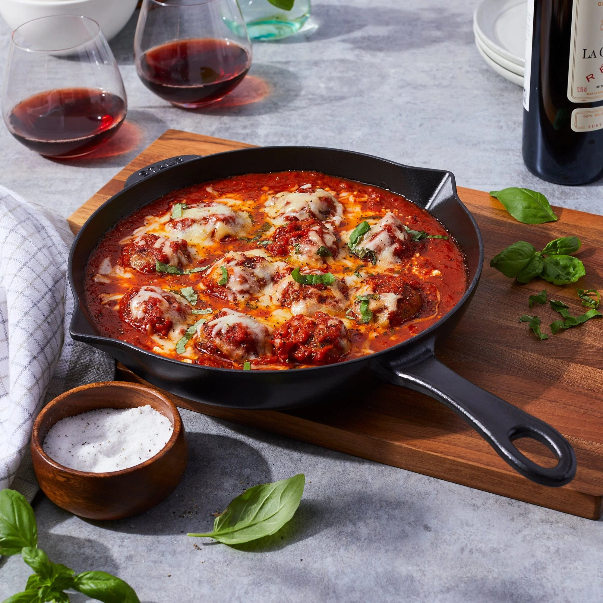 Staub Cast Iron 10-inch Fry Pan - Matte Black - Image 2