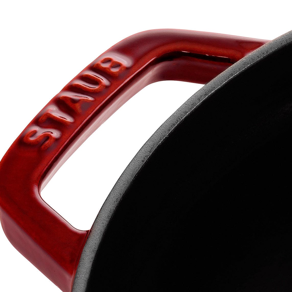 Staub Cast Iron 7-qt Round Cocotte, Dutch Oven - Grenadine - Image 7