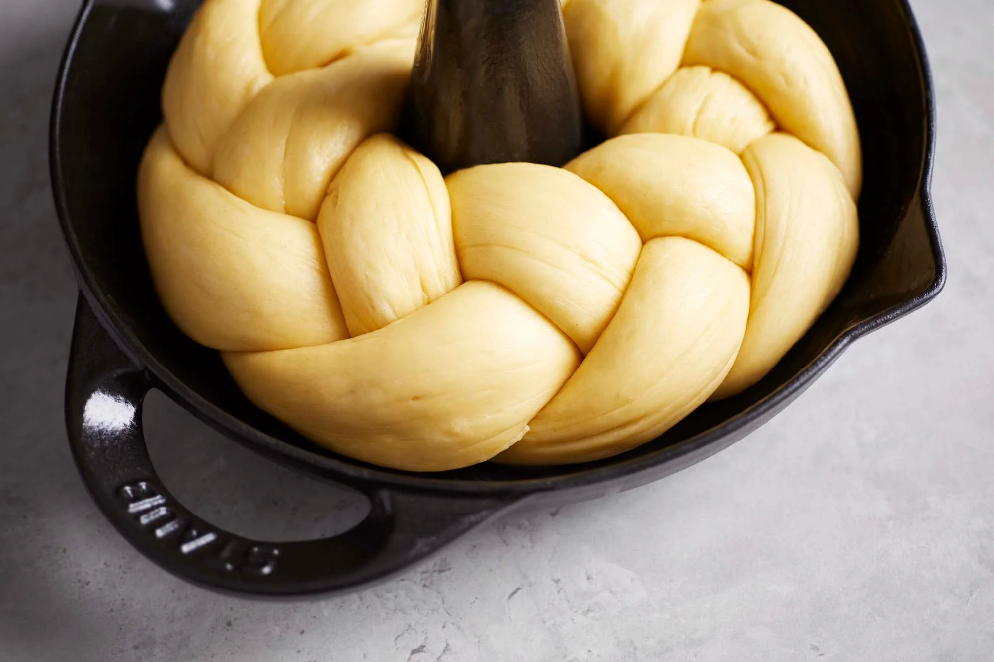Staub Cast Iron 9.5-inch Vertical Chicken Roaster - Matte Black - Image 2